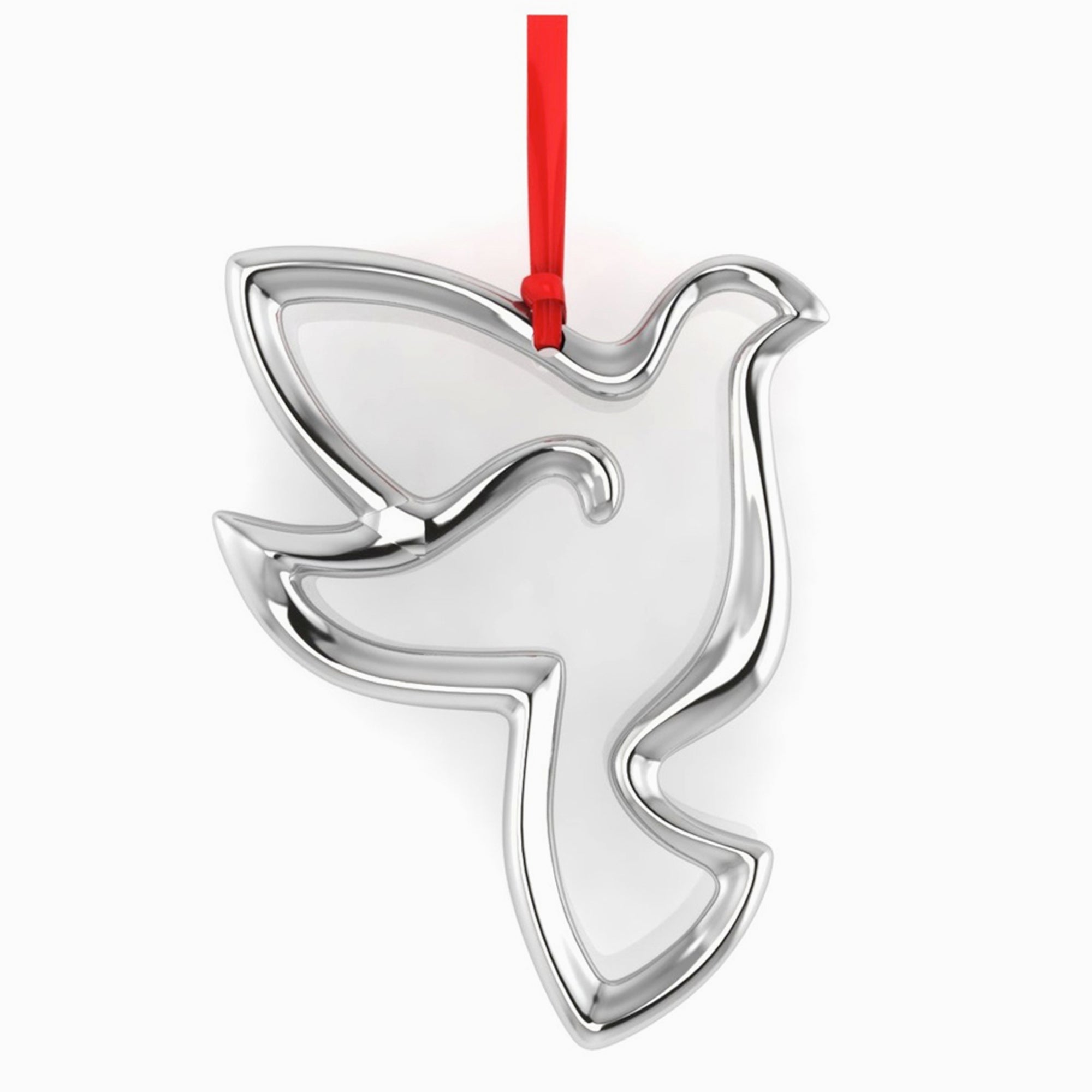 Sterling Silver Dove Ornament For Christmas By Krysaliis