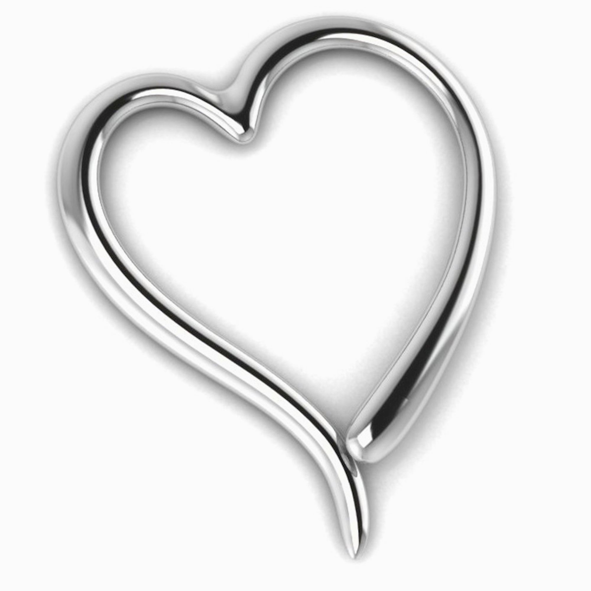 Sterling Silver Heart Napkin Rings By Krysaliis - Set Of 2