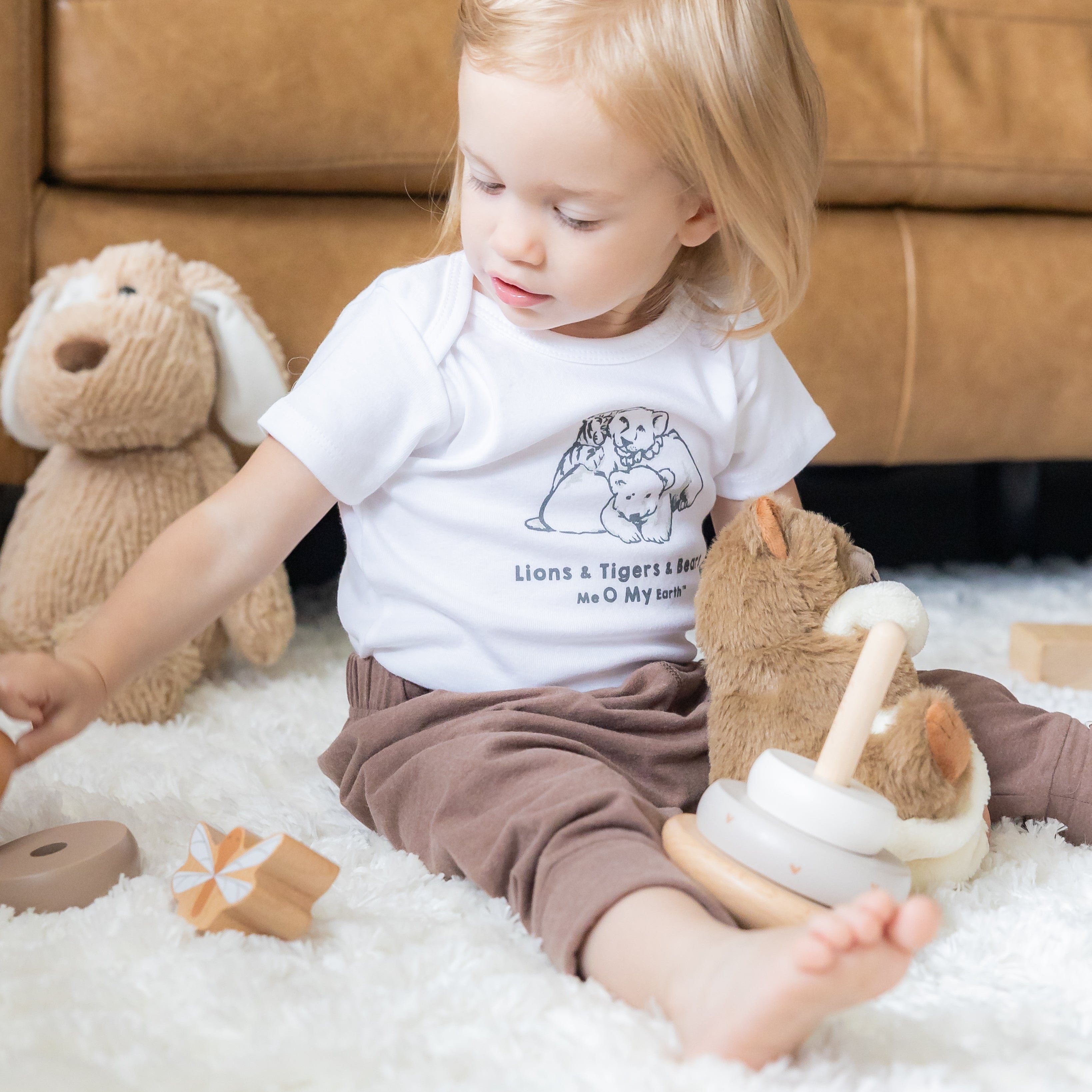 Brown Pant Made From Our Organic Cotton/polyester Made From Recycled Bottles/spandex Sustainable Fabric