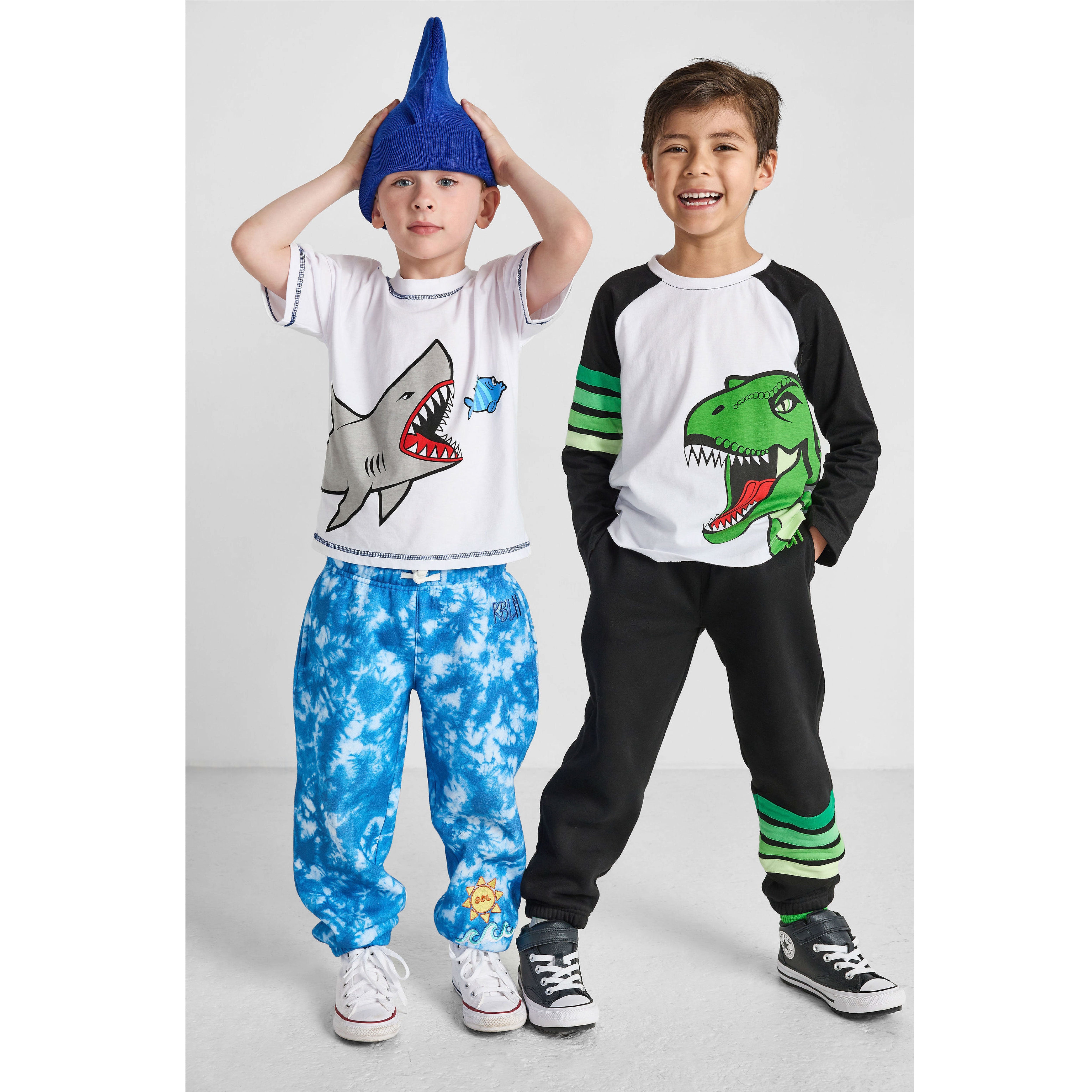 Dinosaur Baseball Tee