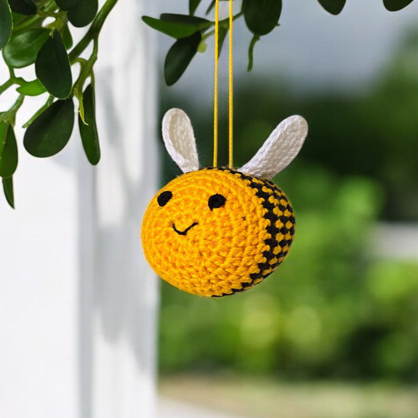 Crochet Bee Ornament
