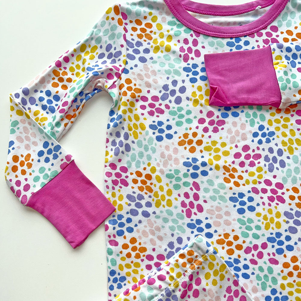 Korrie Dots Bamboo 2-piece Long Sleeve Set