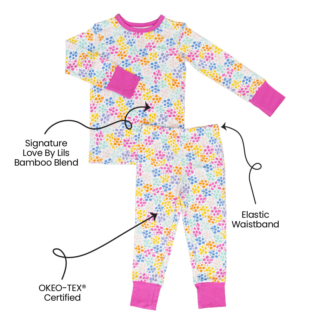 Korrie Dots Bamboo 2-piece Long Sleeve Set