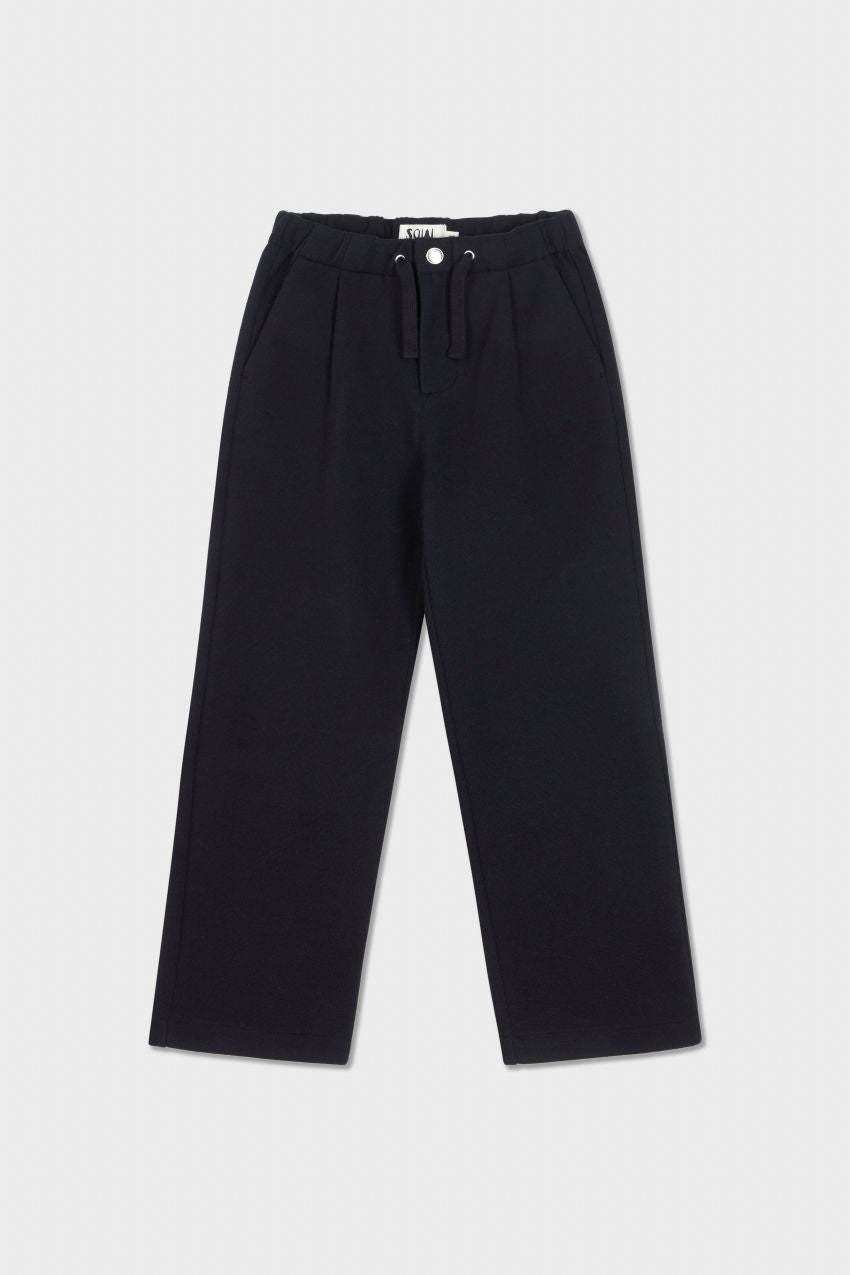 Organic Cotton Recycled Polyester Pleated Pant