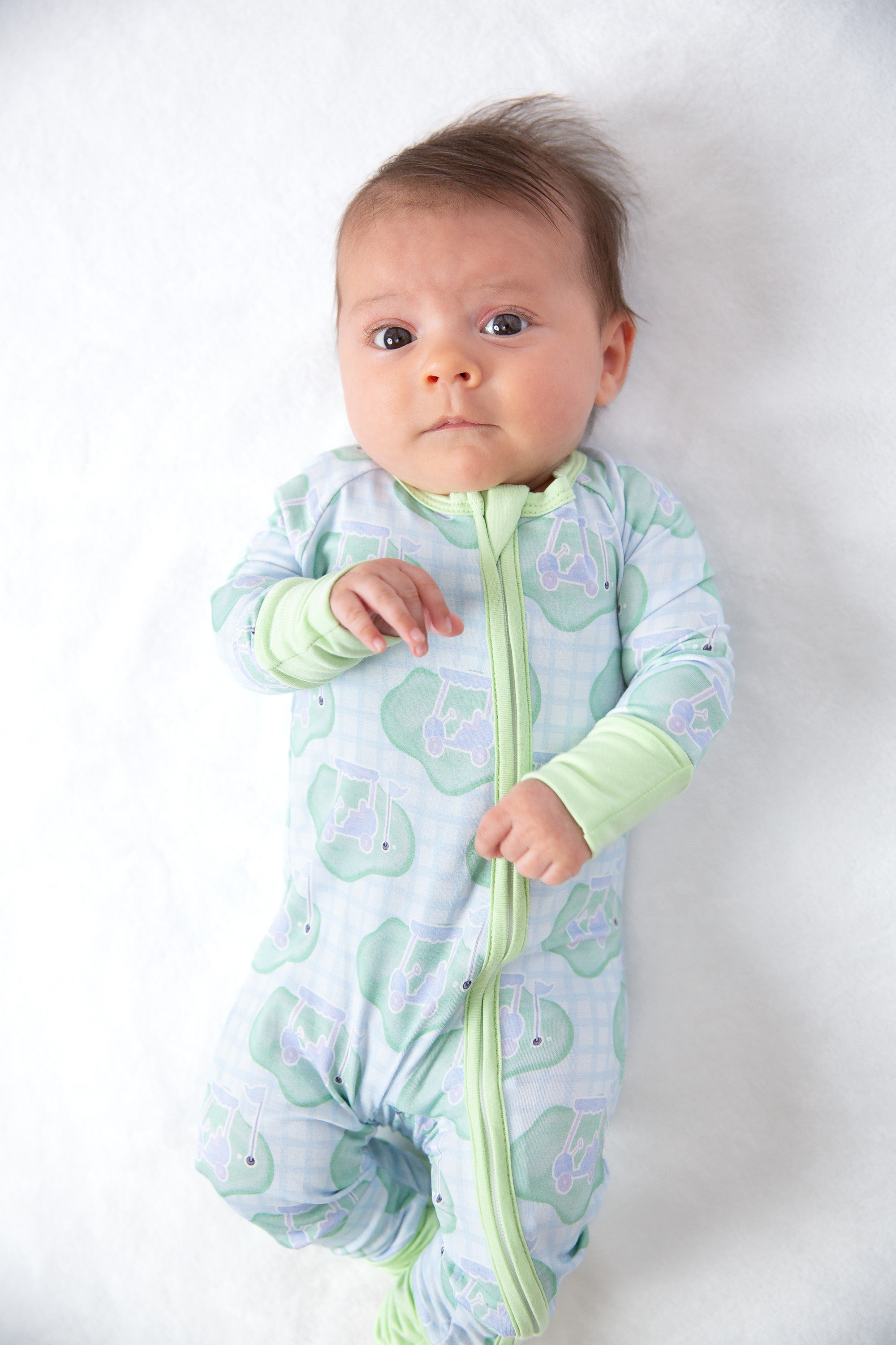 Golf Bamboo Zipper Romper