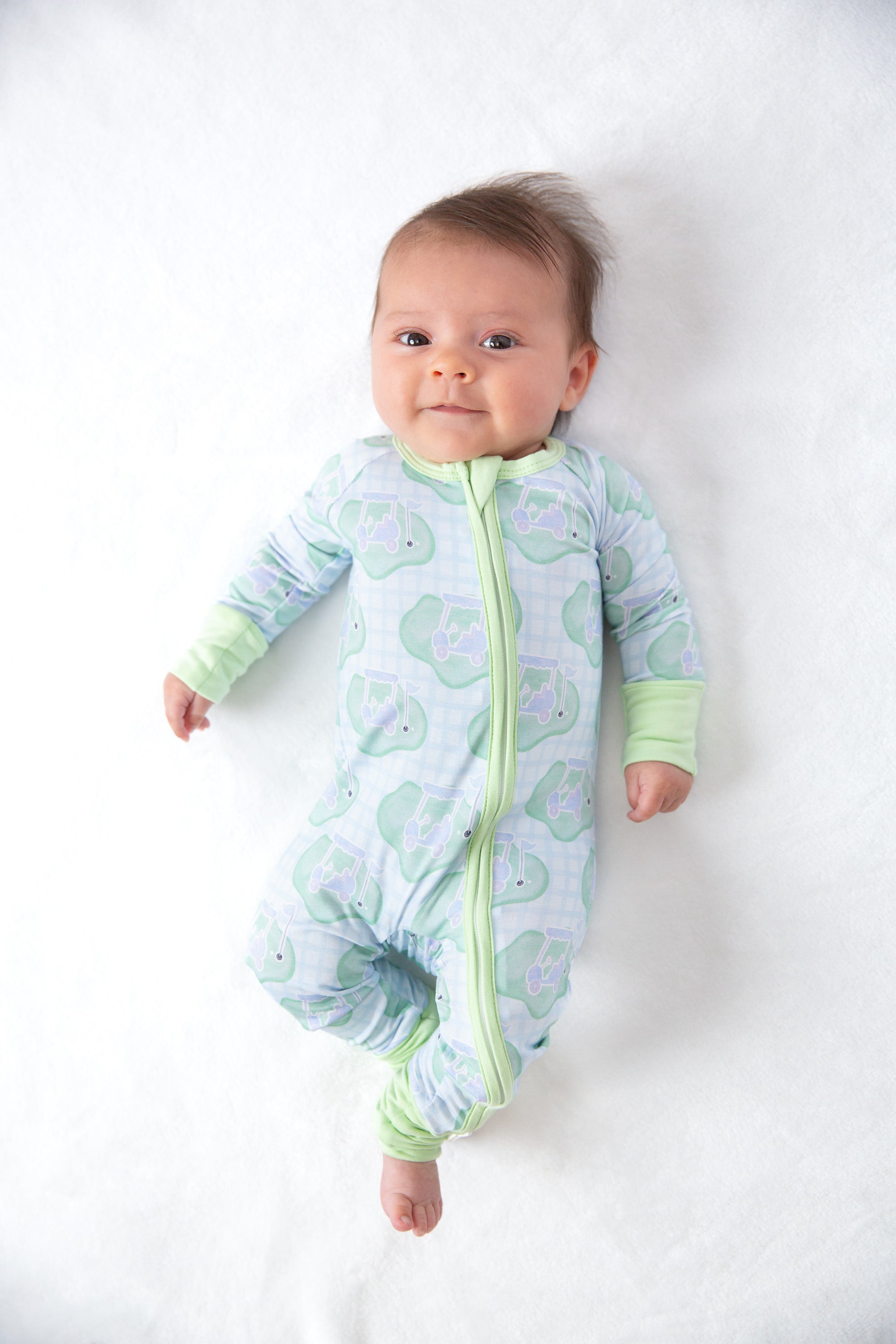 Golf Bamboo Zipper Romper