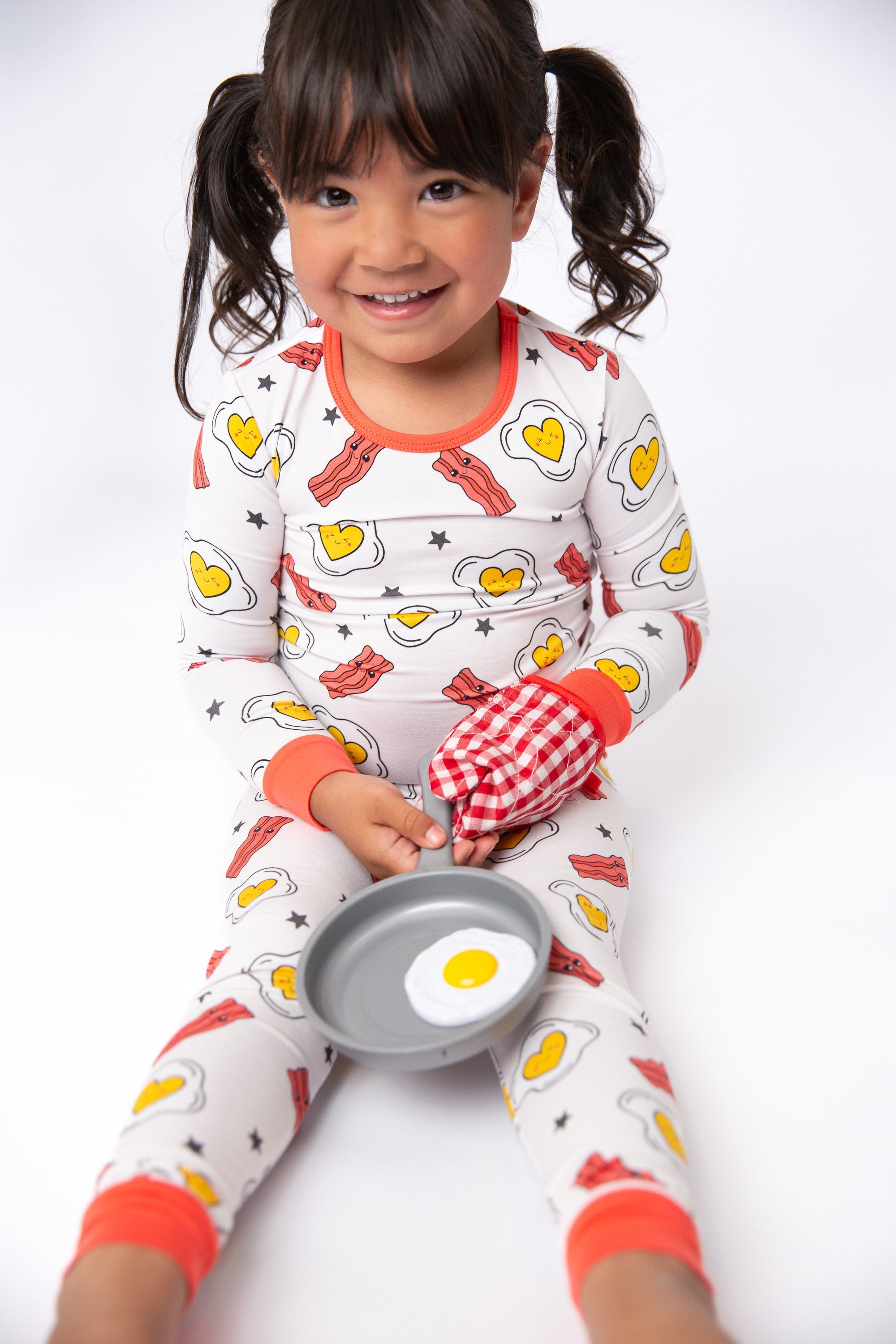 Eggs & Bacon Bamboo Toddler 2 Piece Set