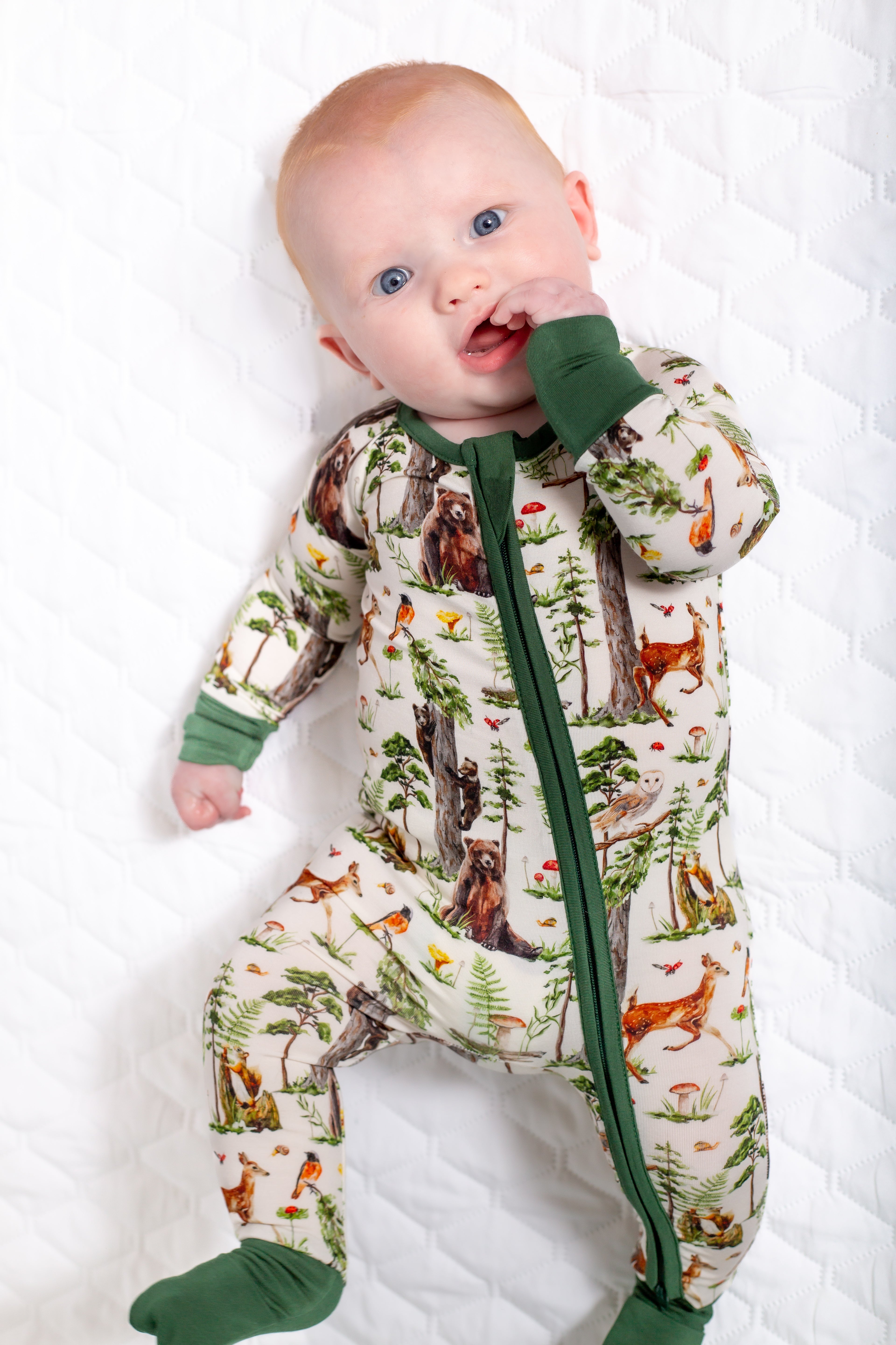 Whimsical Woods Convertible Footie