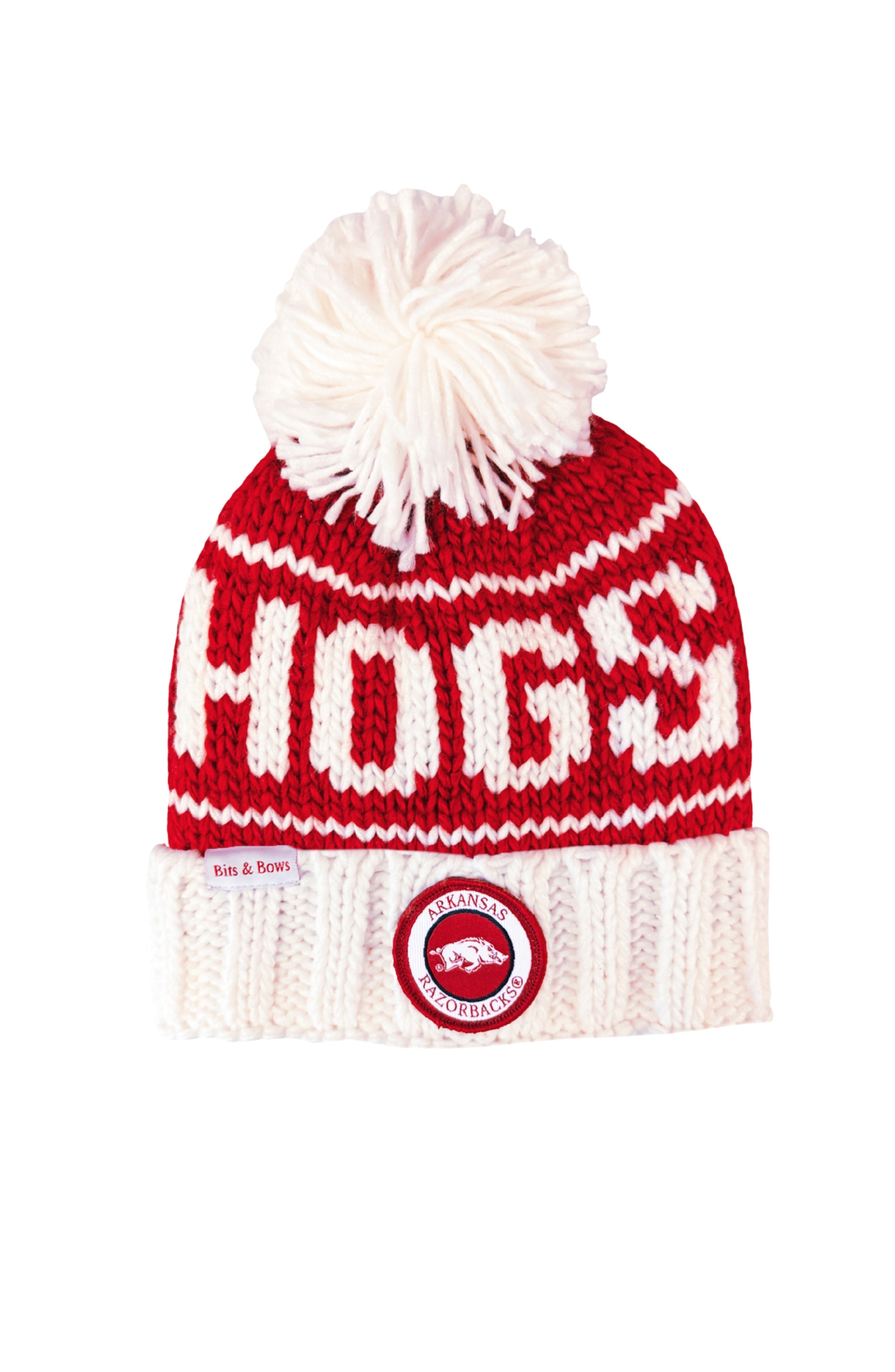 Officially Licensed Arkansas Razorbacks Bobble Hat (baby, Toddler, Kid)
