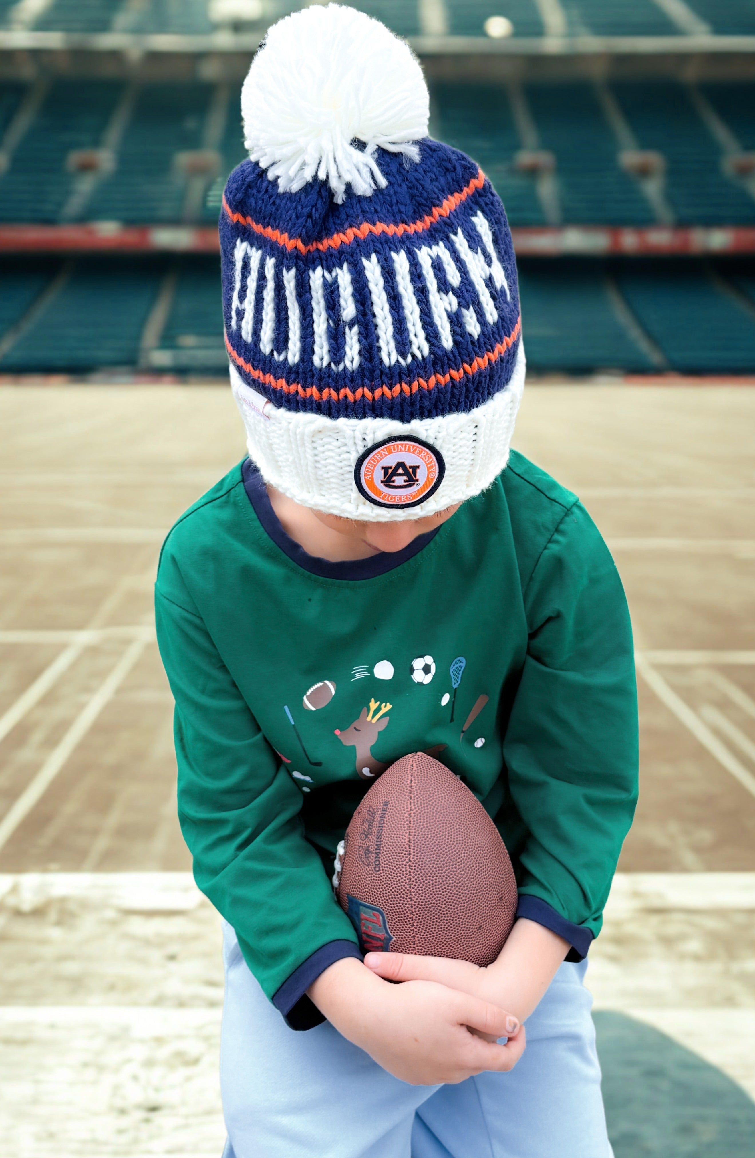 Officially Licensed Auburn Tigers Bobble Hat (baby, Toddler, Kid)