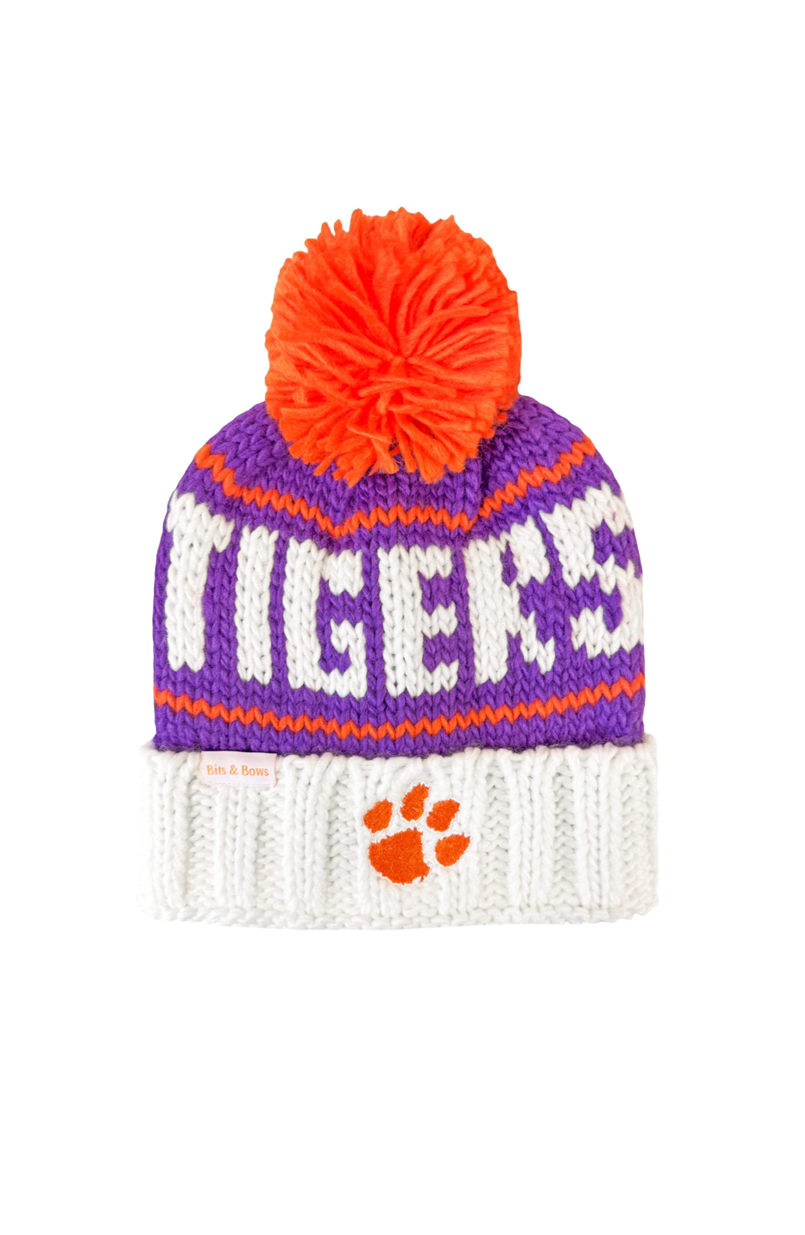 Officially Licensed Clemson Tigers Bobble Hat (baby, Toddler, Kid)