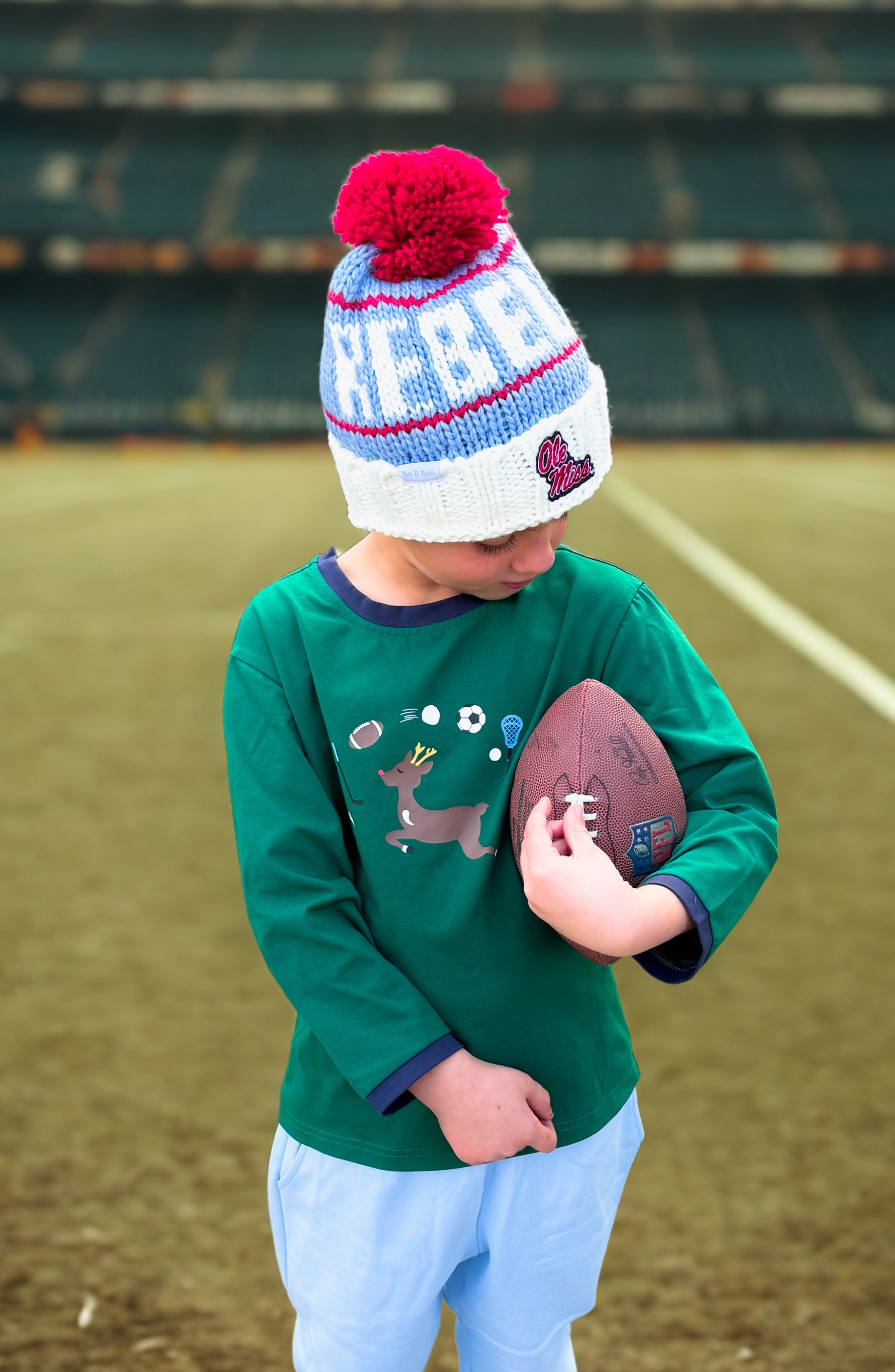 Officially Licensed Ole Miss Rebels Bobble Hat (baby, Toddler, Kid)