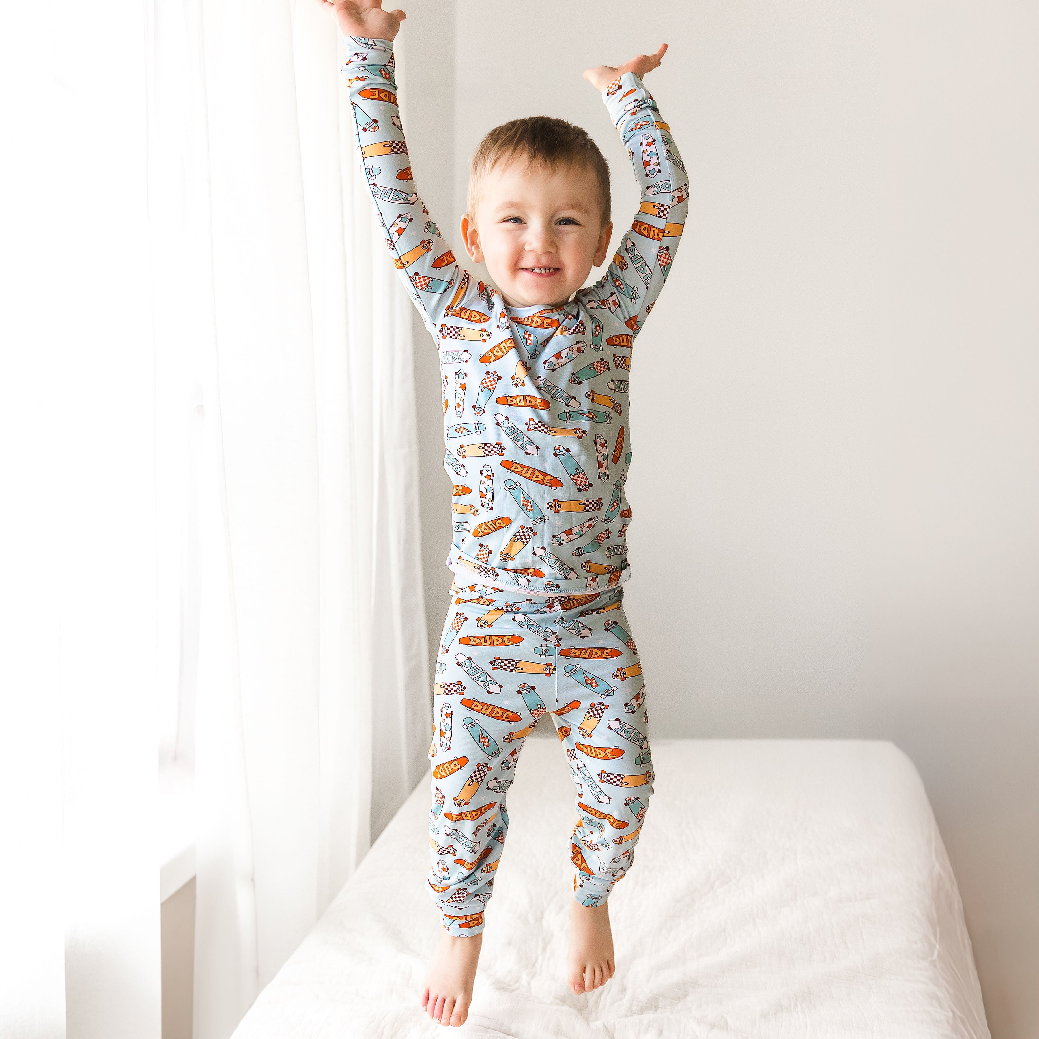 Skater Dude Taller-tots Two-piece Pjs