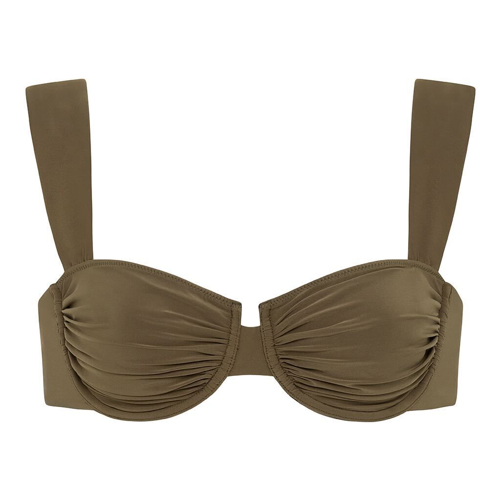 Khaki Bella Bikini Top