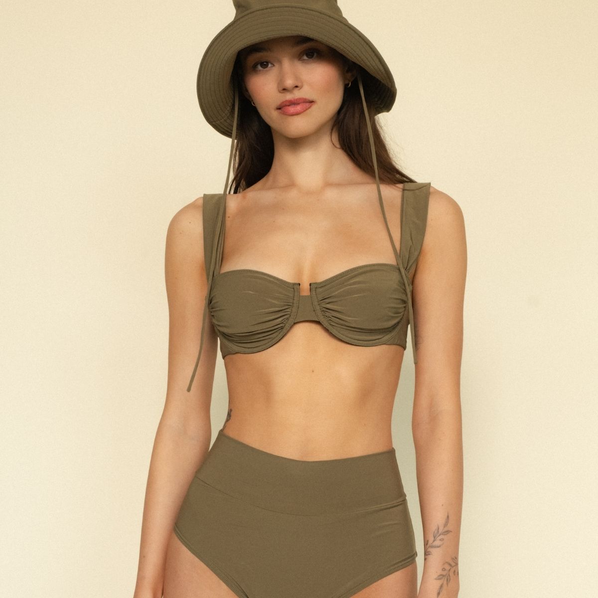 Khaki Bella Bikini Top