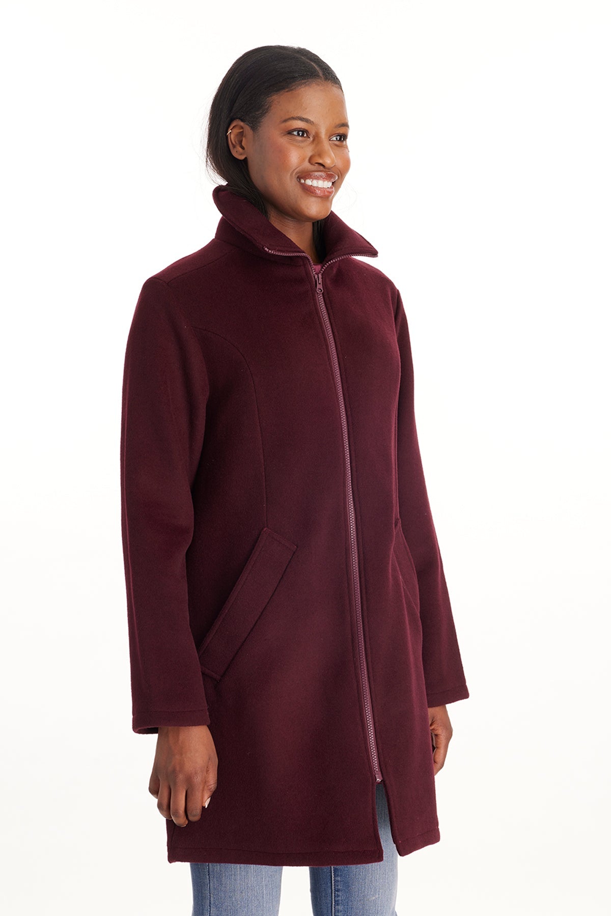 Khloe 3 In 1 Wool Maternity Coat Semi-fitted