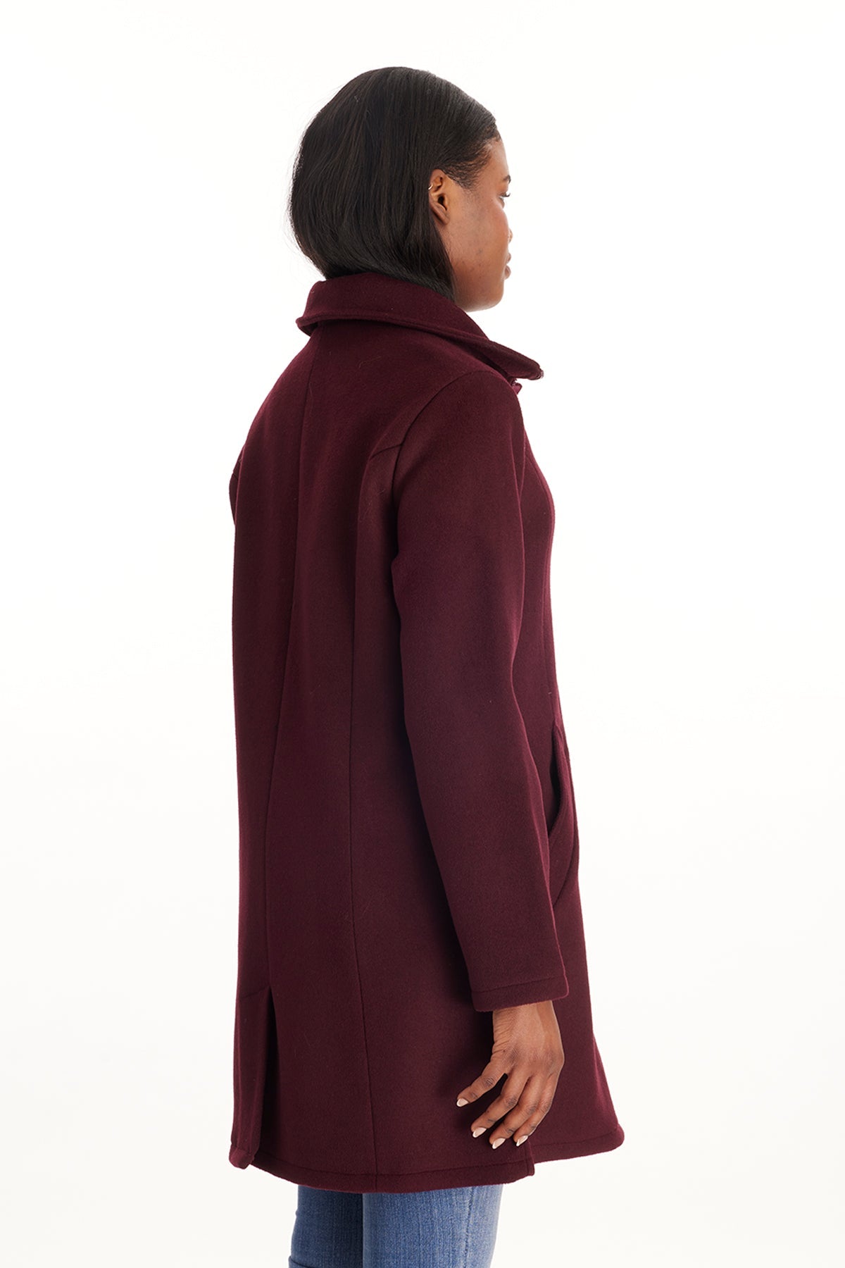 Khloe 3 In 1 Wool Maternity Coat Semi-fitted