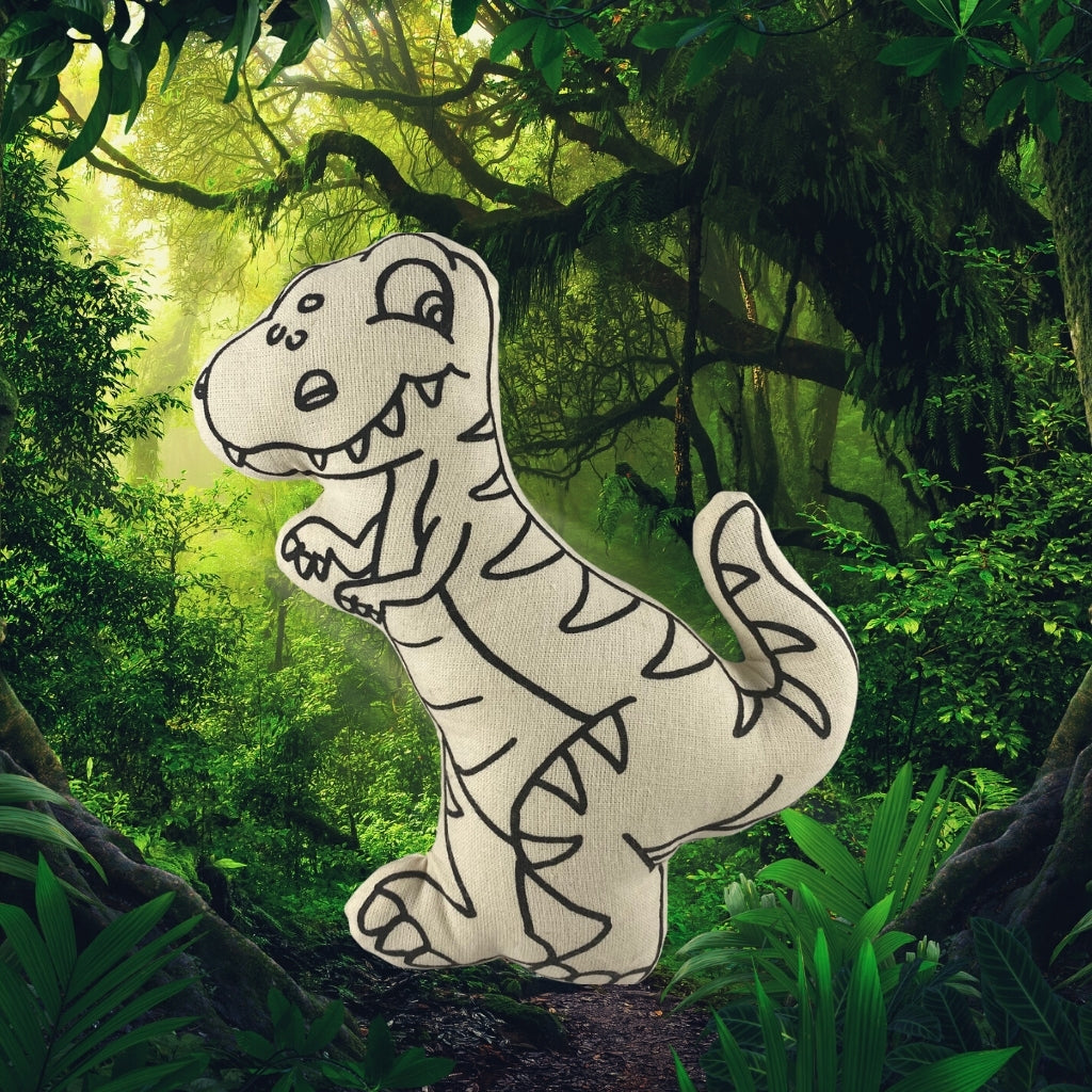 Jurassic Series: Kiboosaurs T-rex For Coloring And Creative Play
