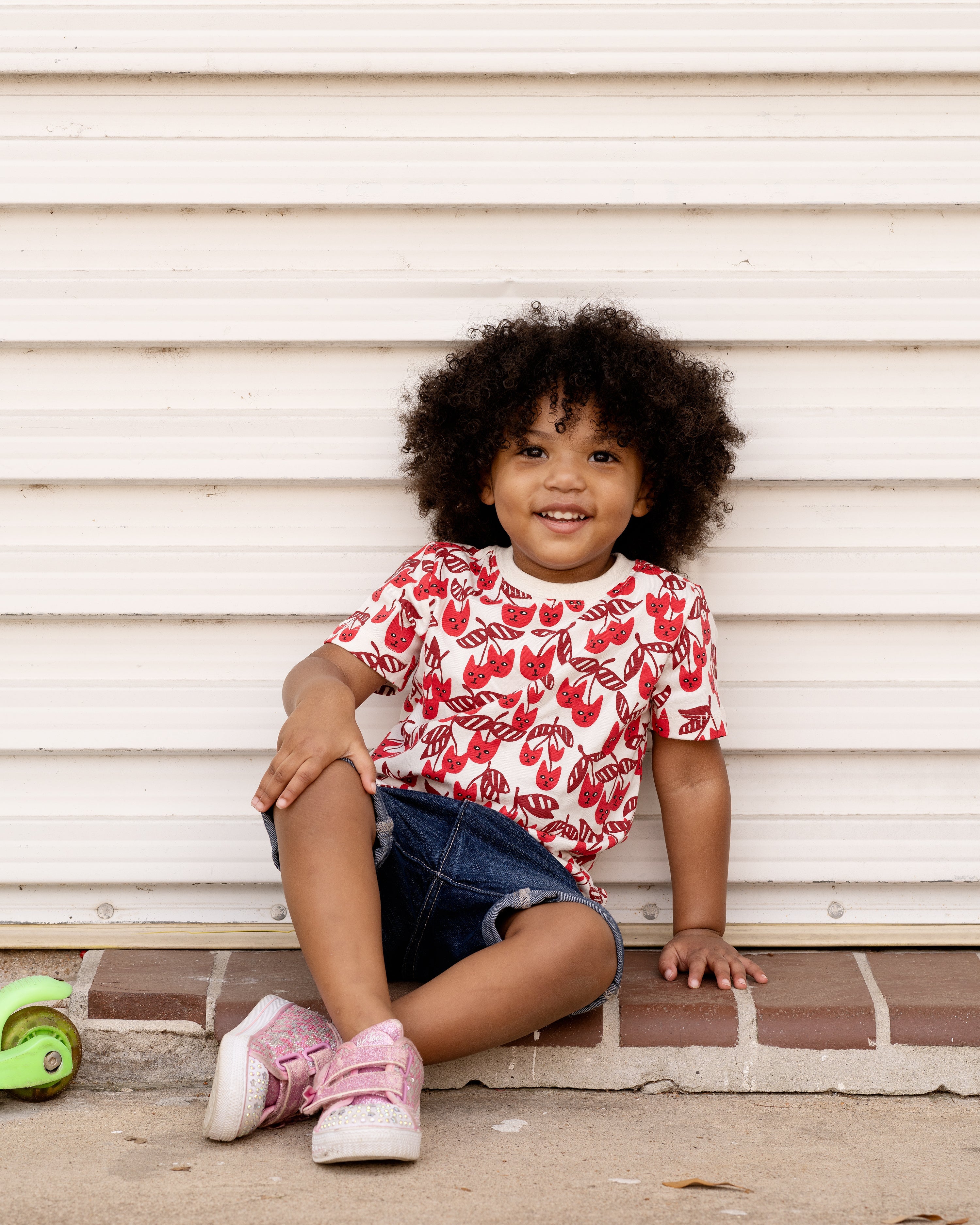 Sale Kids Cherry Cat T-shirt
