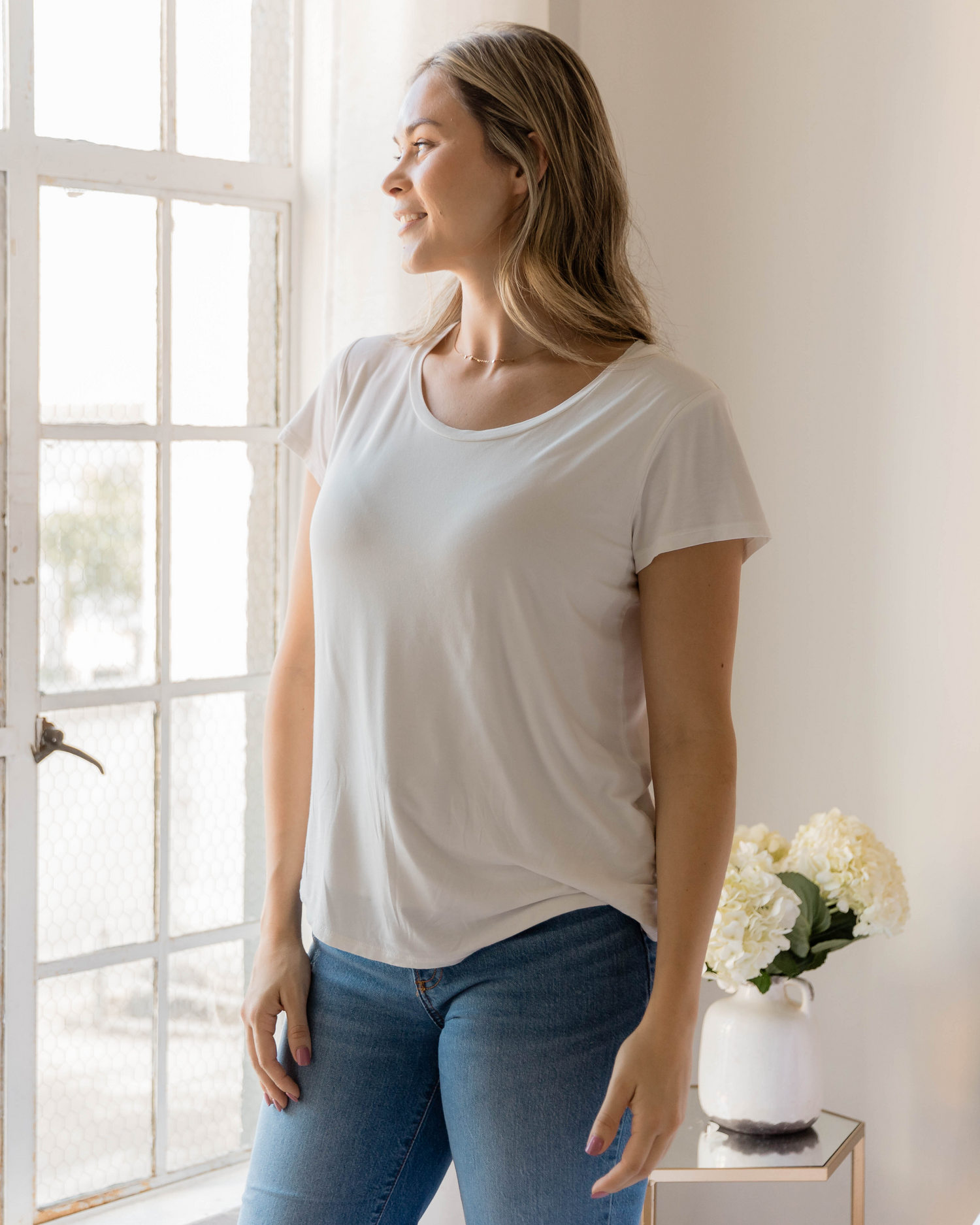 Everyday Maternity & Nursing T-shirt | White