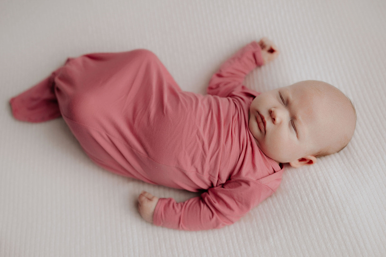 Rose Knotted Newborn Baby Gown