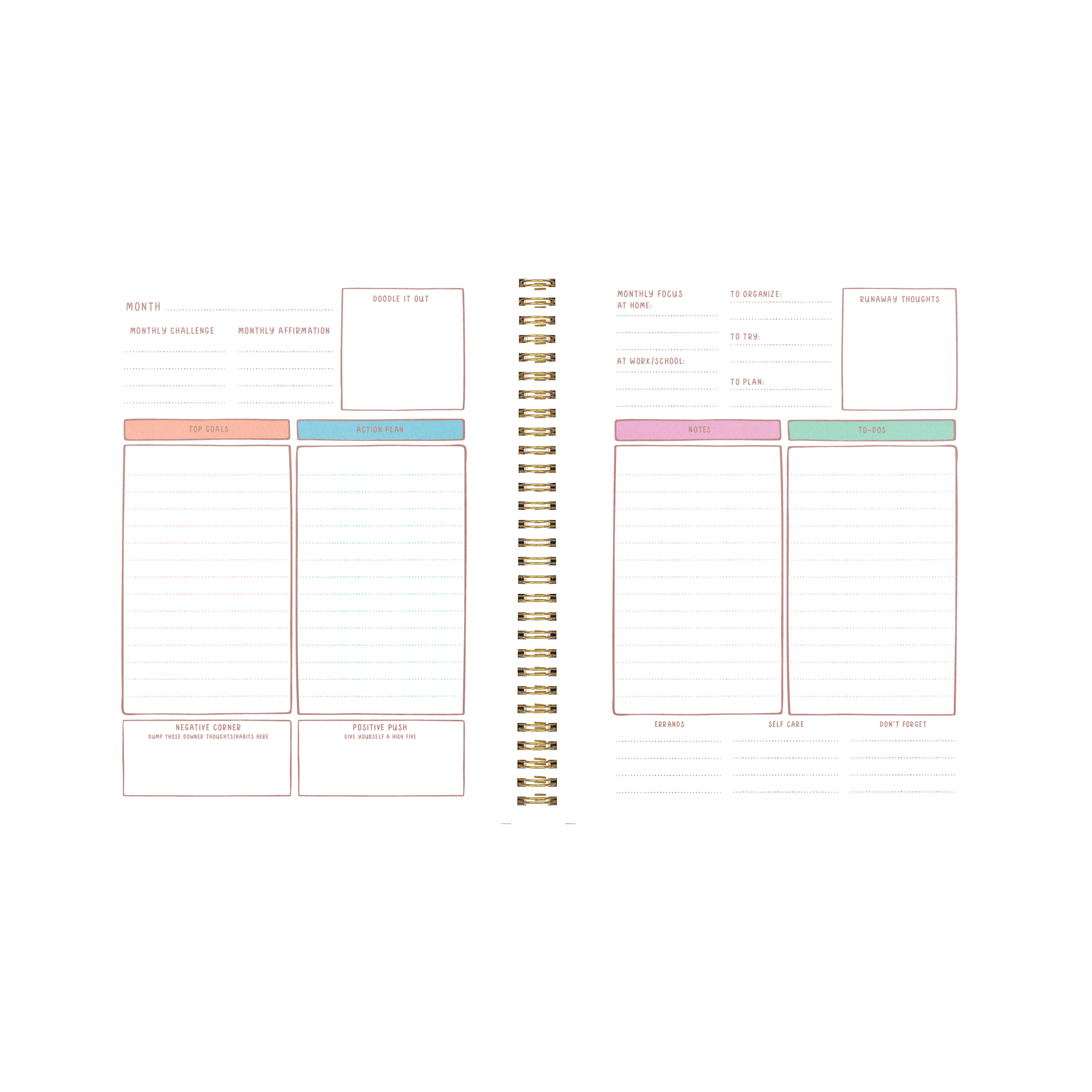 Undated Perpetual Planner - Goal Getter Lite