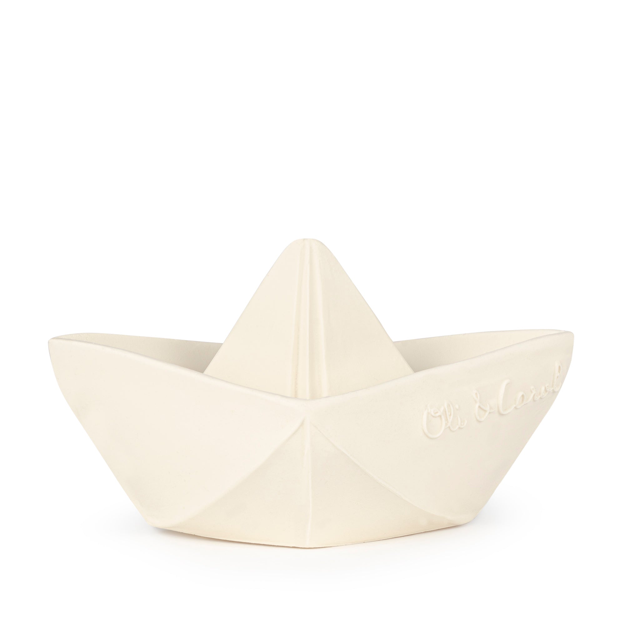 Origami Boat White