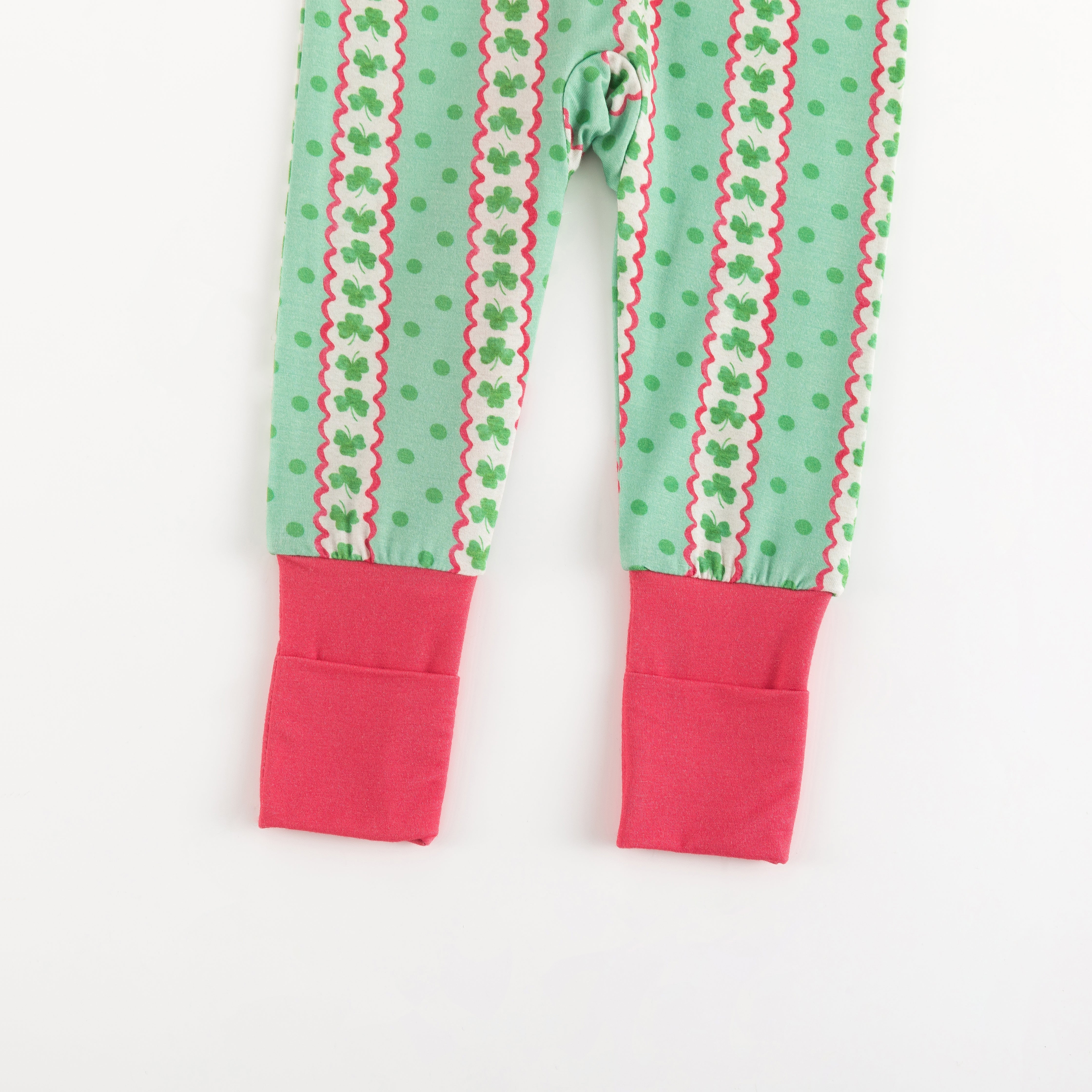 Lucky Clovers (convertible Zip Footies)