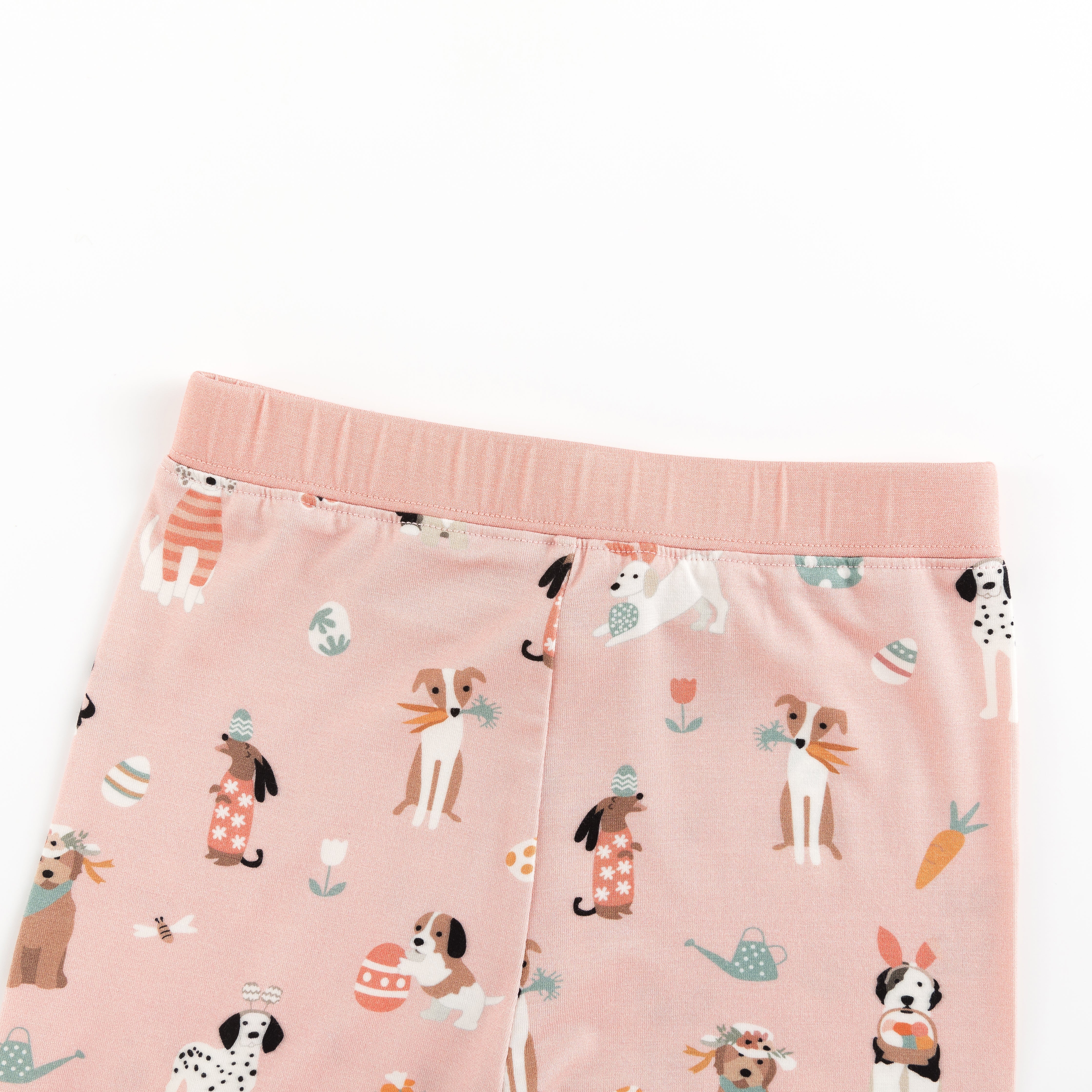 Puppy Egg Hunt (short Sleeve Pj) - Pink