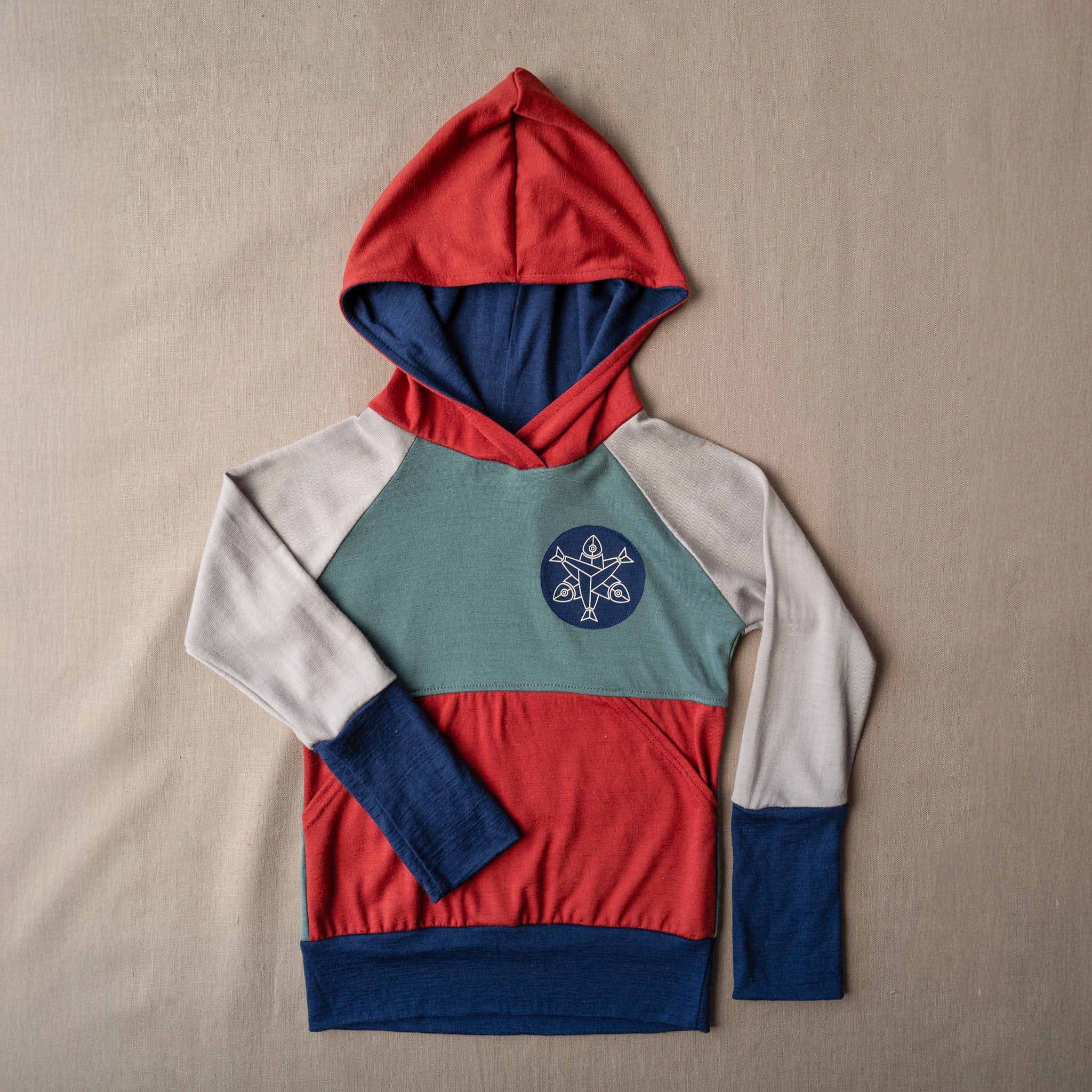 Kids Free Range Merino Hoodie