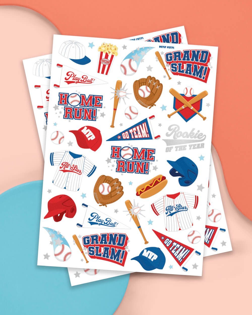 Home Run Tats - 50 Temporary Tattoos