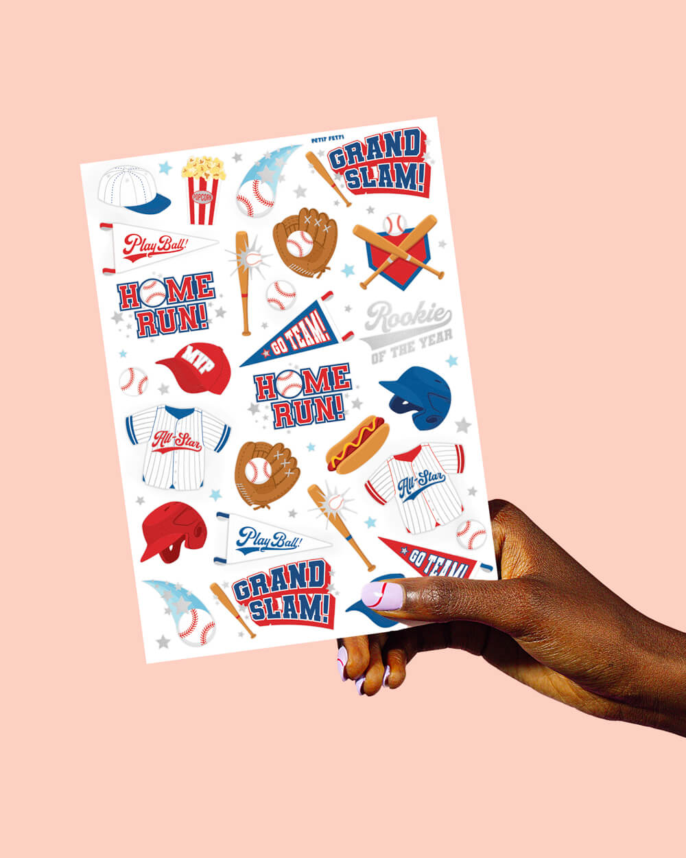 Home Run Tats - 50 Temporary Tattoos