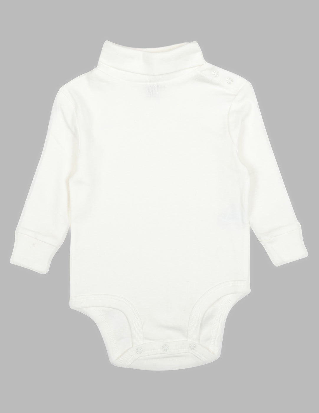 Baby Cotton Turtleneck Bodysuit