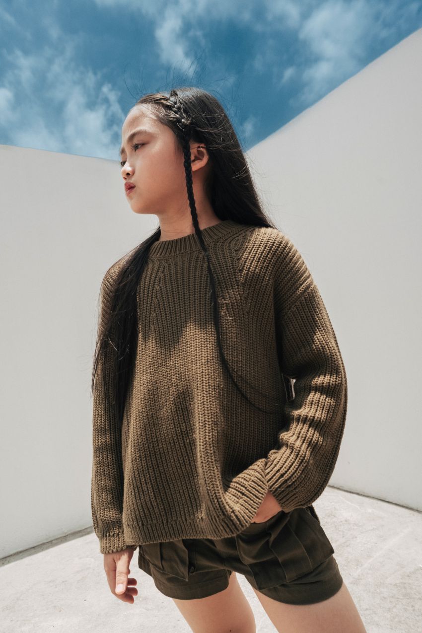 Organic Cotton Knit Sweater