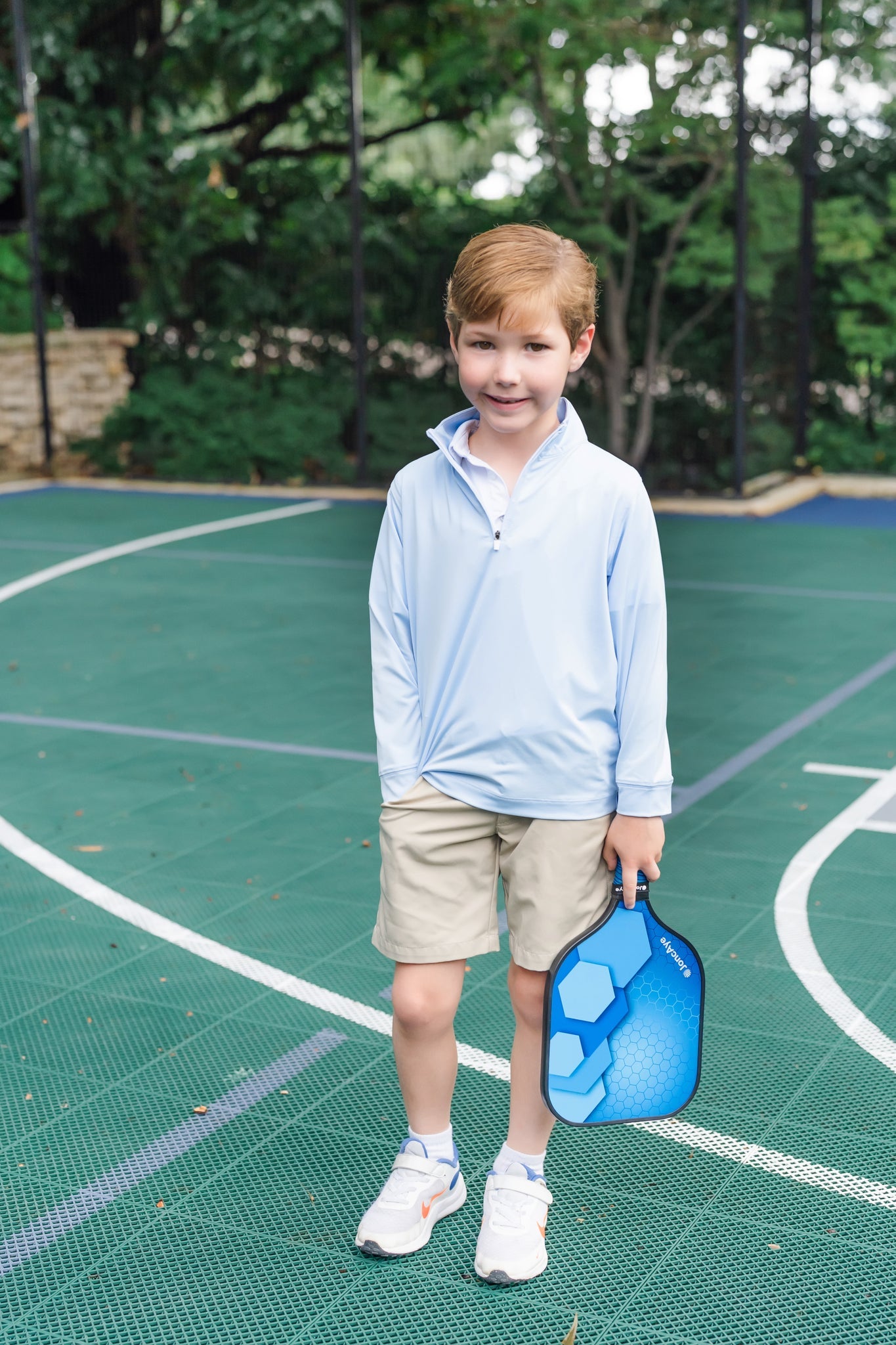 Sam Performance Pullover By Lh Sport - Light Blue