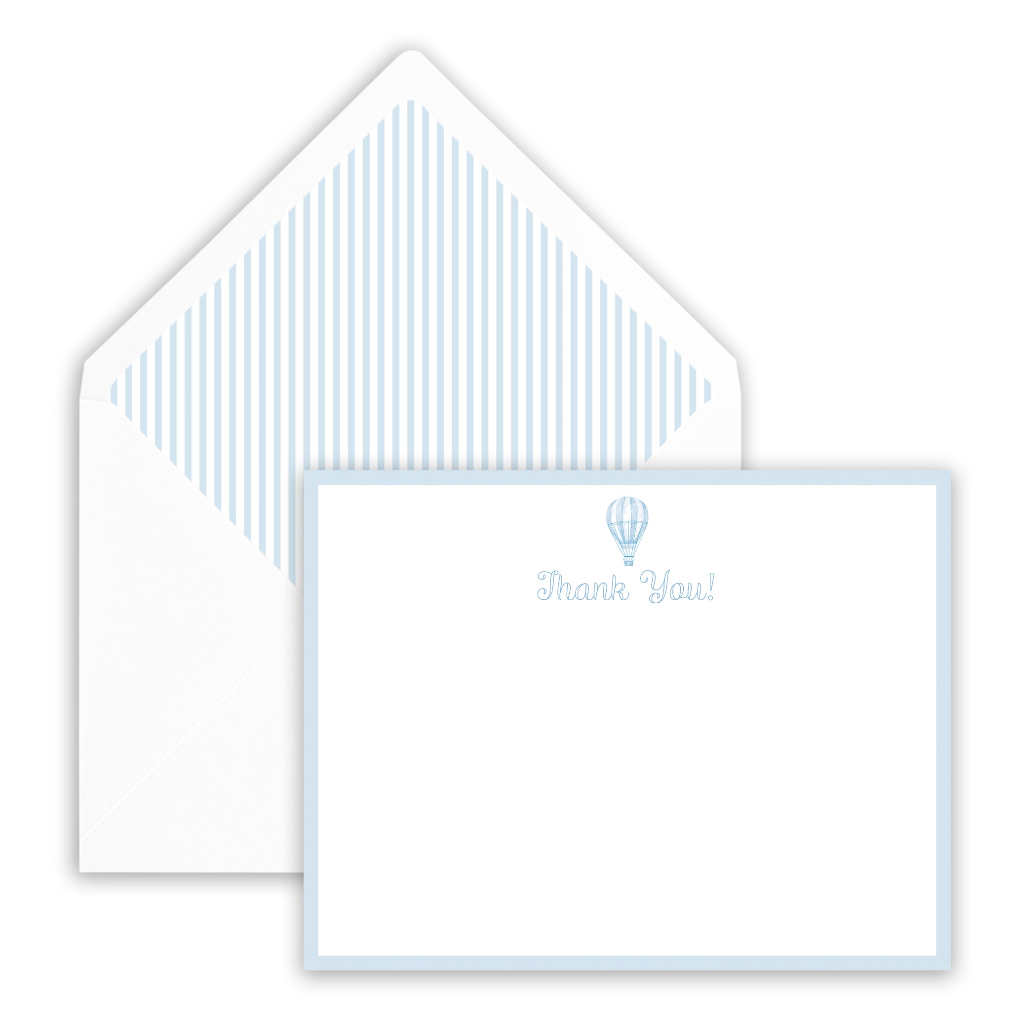 Hot Air Balloon Thank You Note