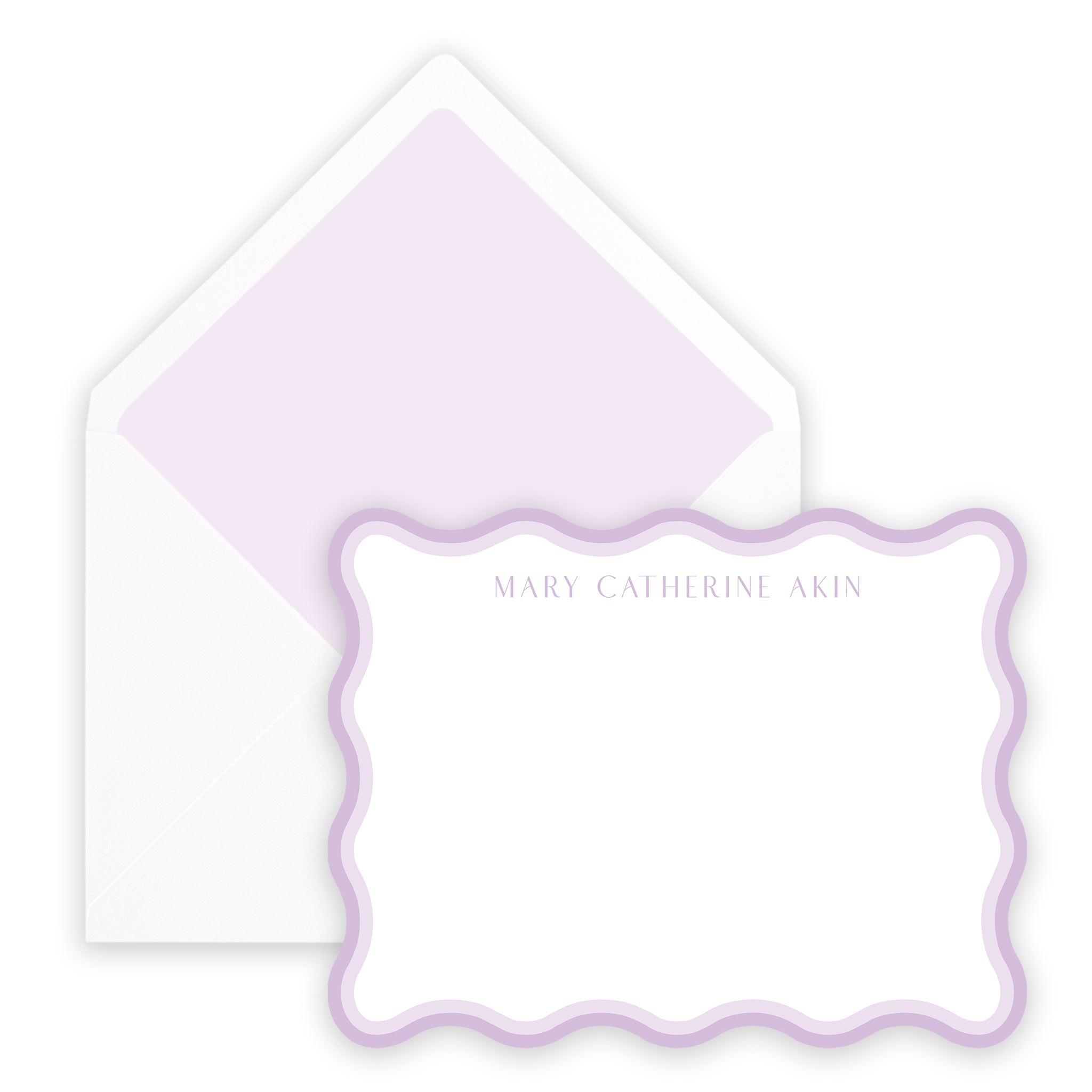 Lavender Wave Notecard