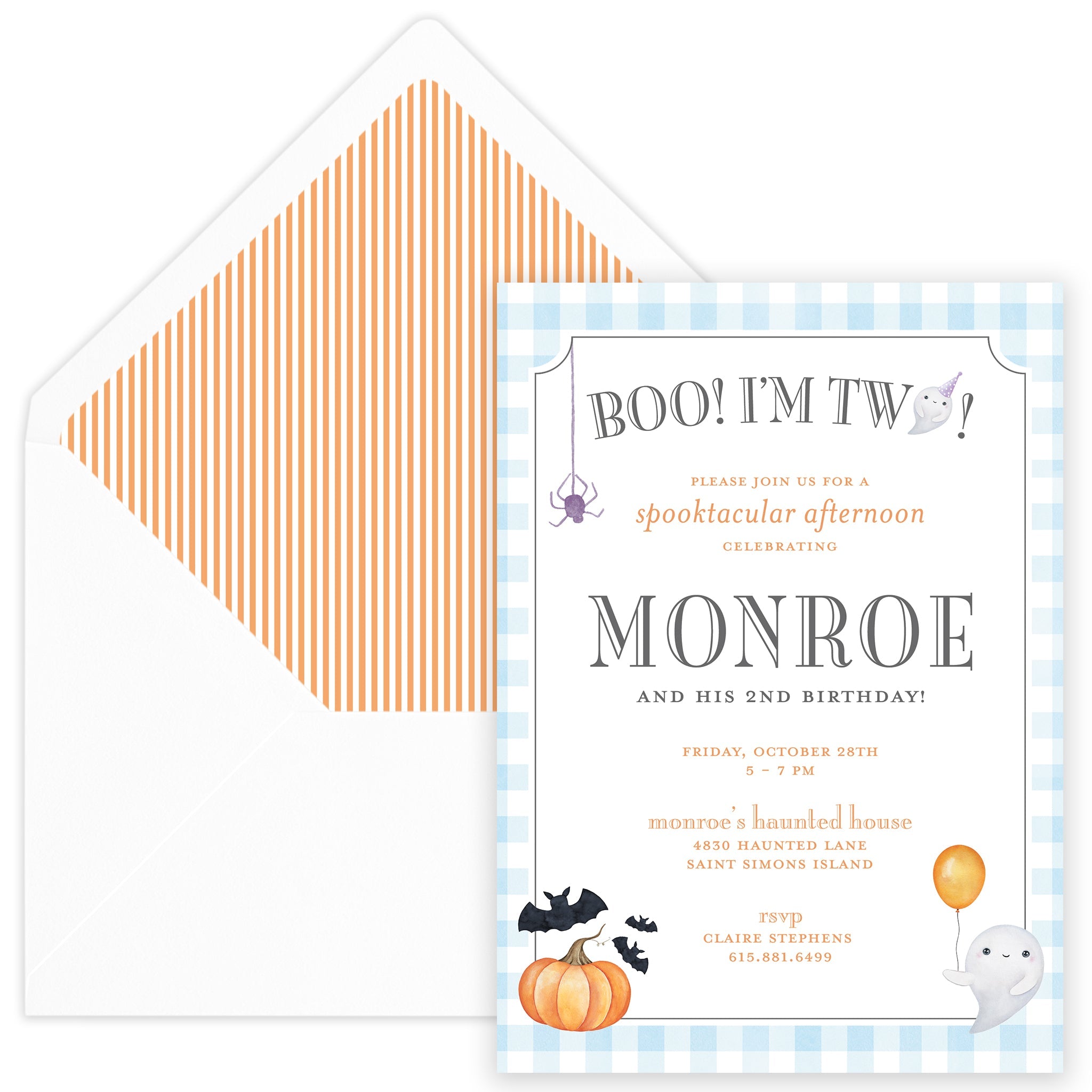 Sweet & Spooky Birthday Invitation