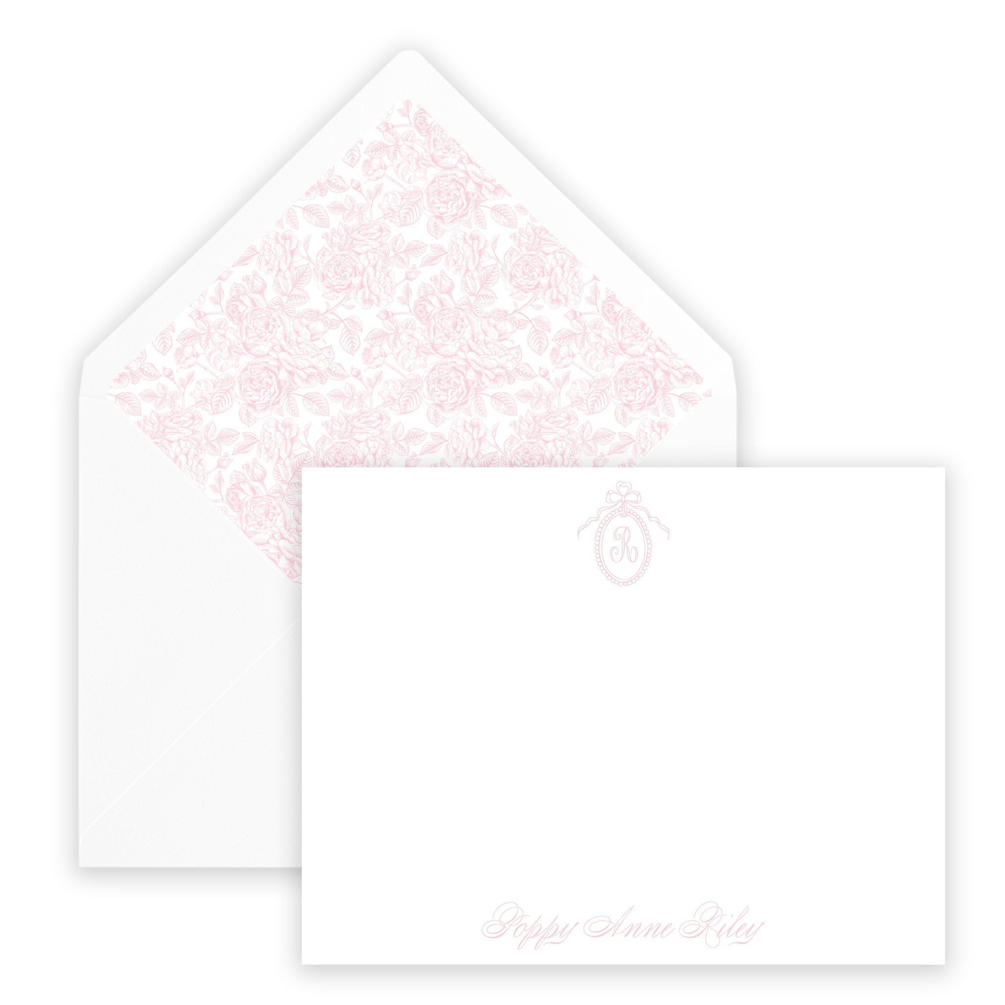 Antoinette Pearl Personalized Notecard