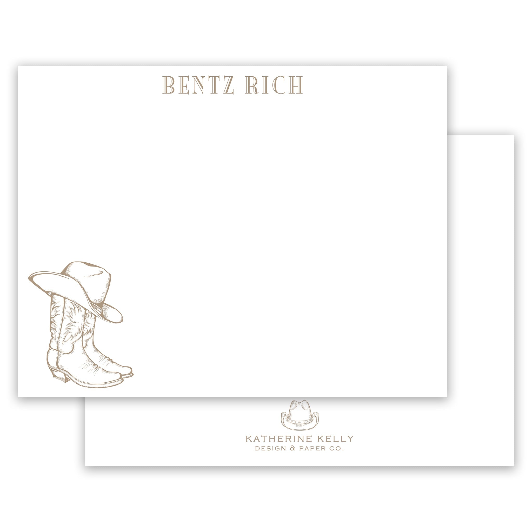 Cowboy Notecard