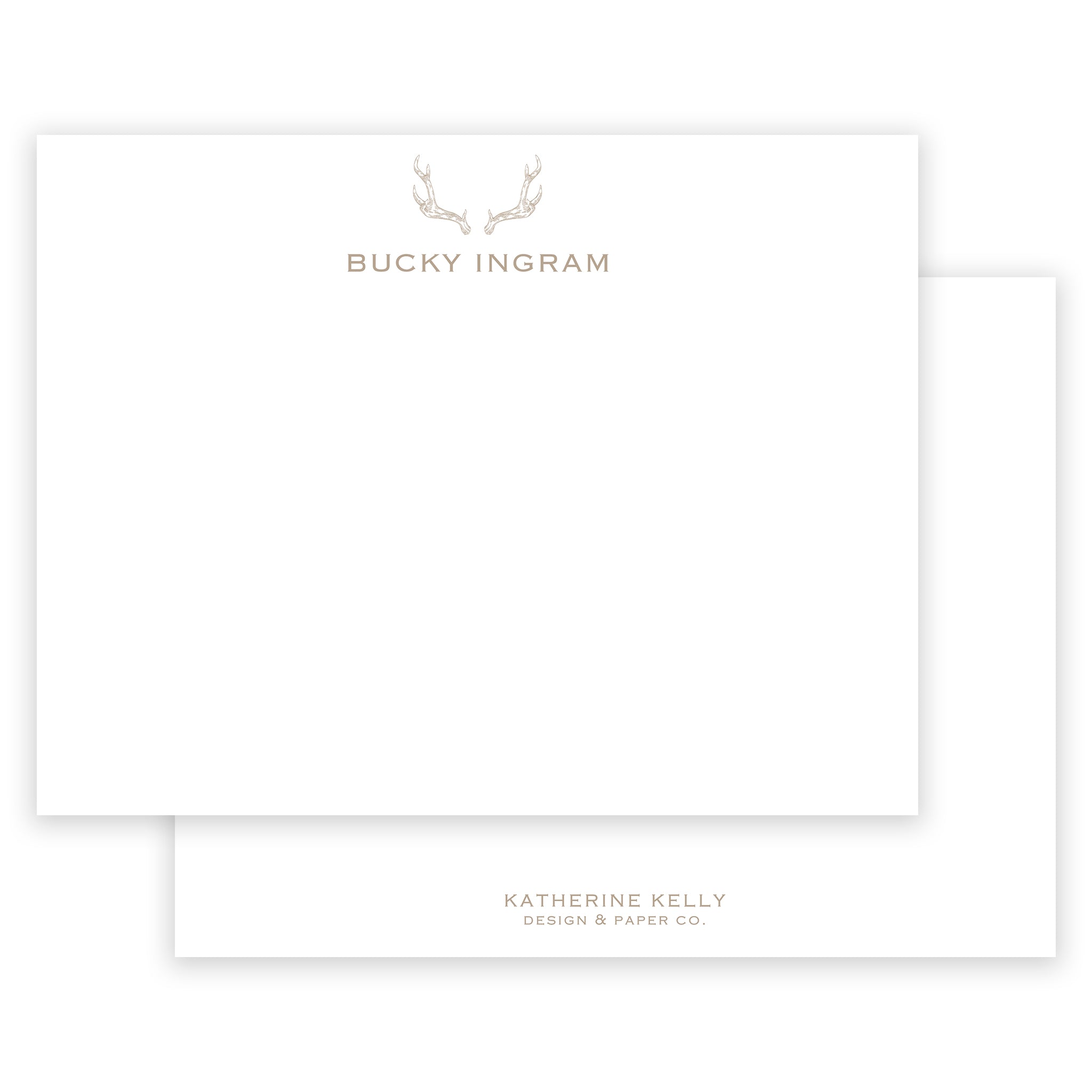 Stag Notecard