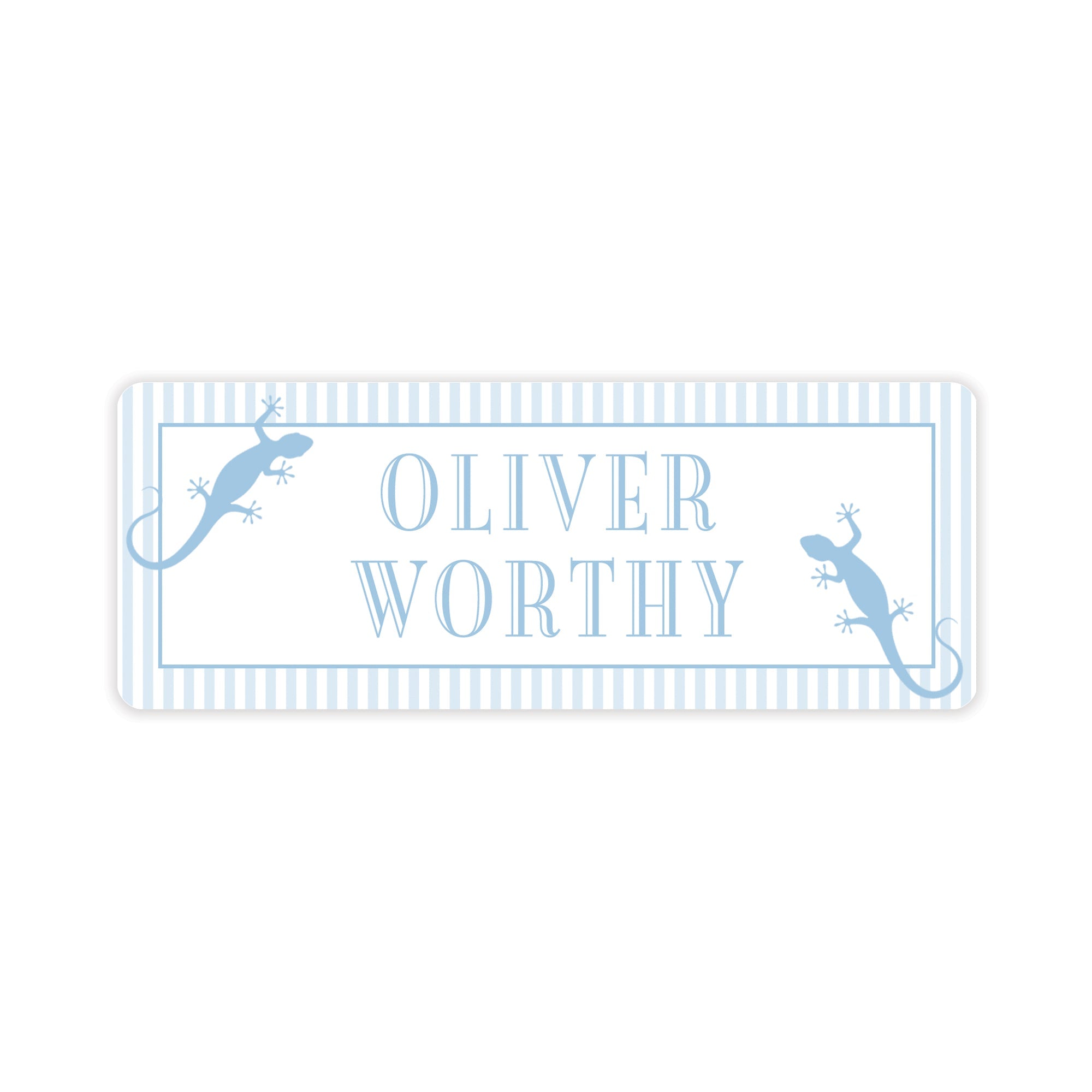 Lizard Vinyl School Labels