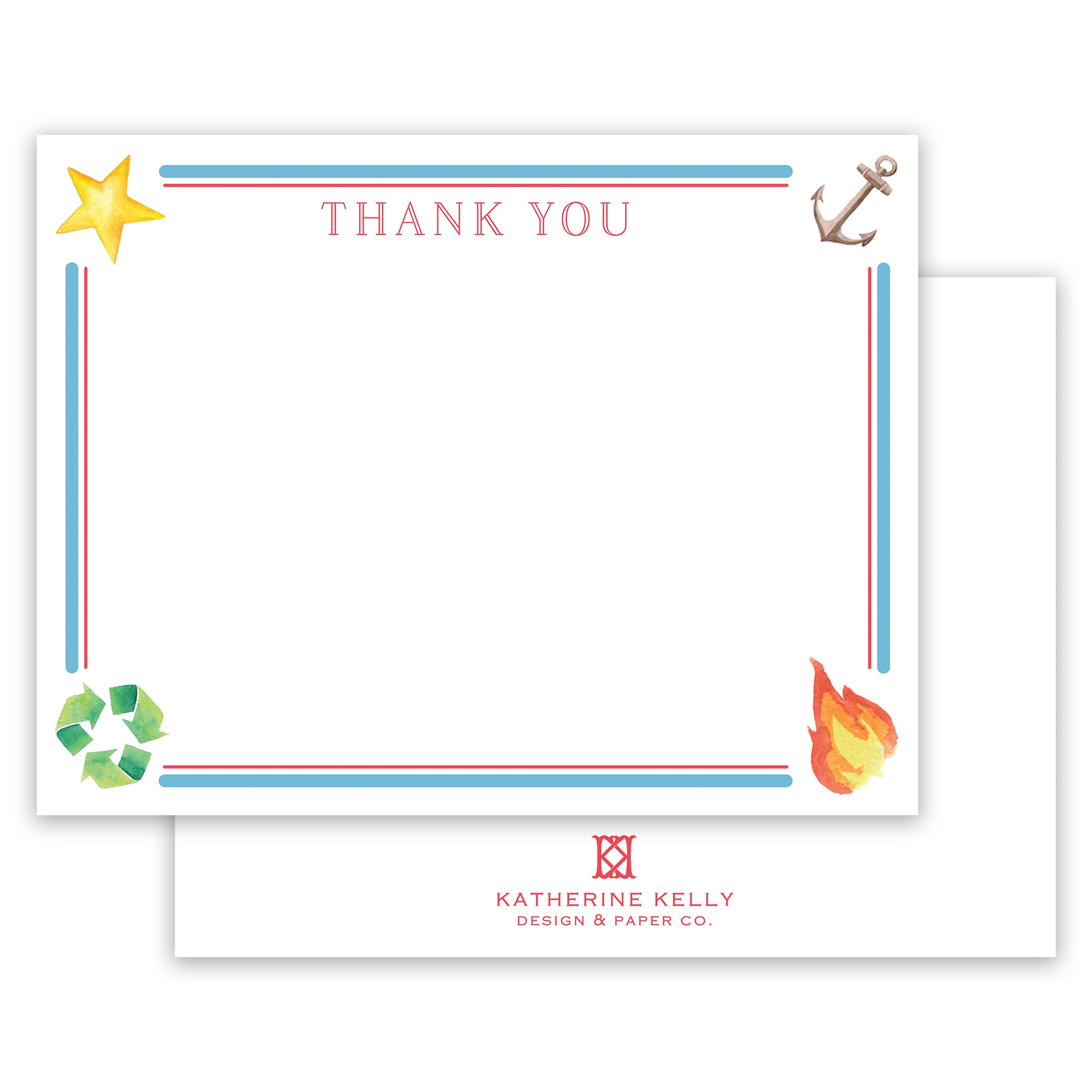 Party Pups Thank You Note