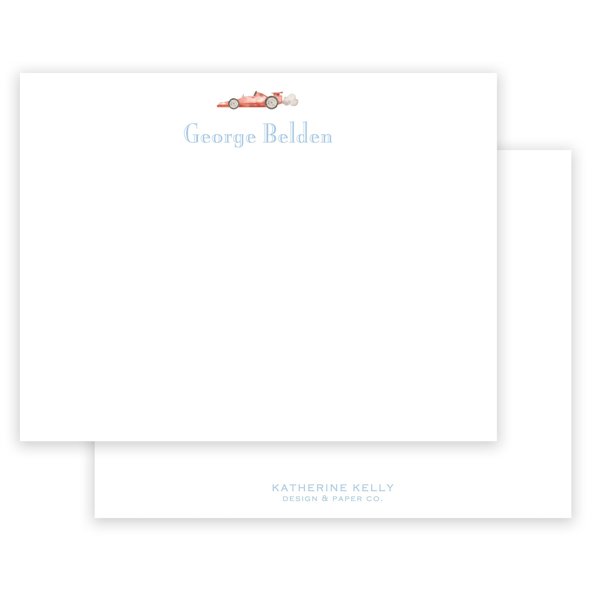 Race Car Notecard