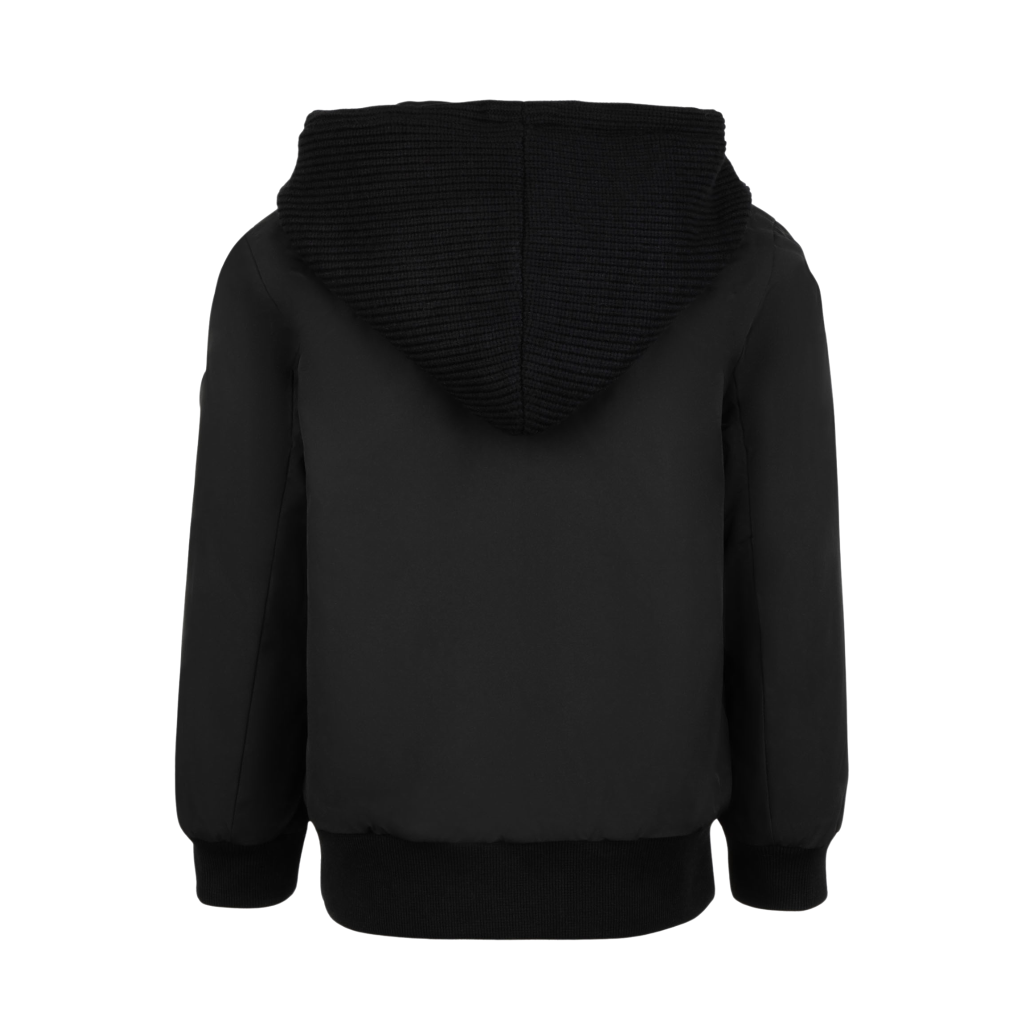 Pramie Knit Hooded Black Jacket 18m-22y