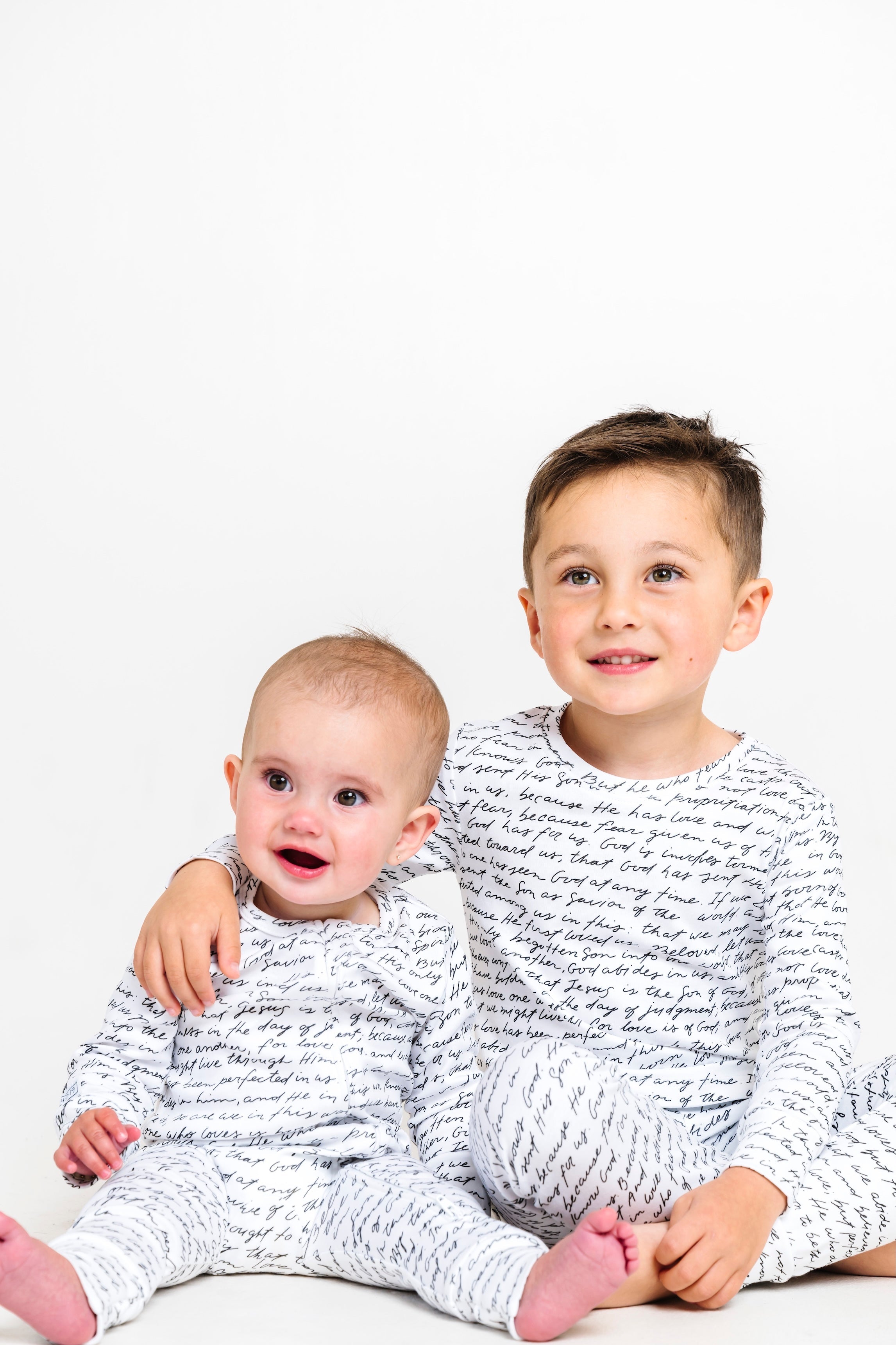 Love One Another Pj Long Sleeve Set Cotton