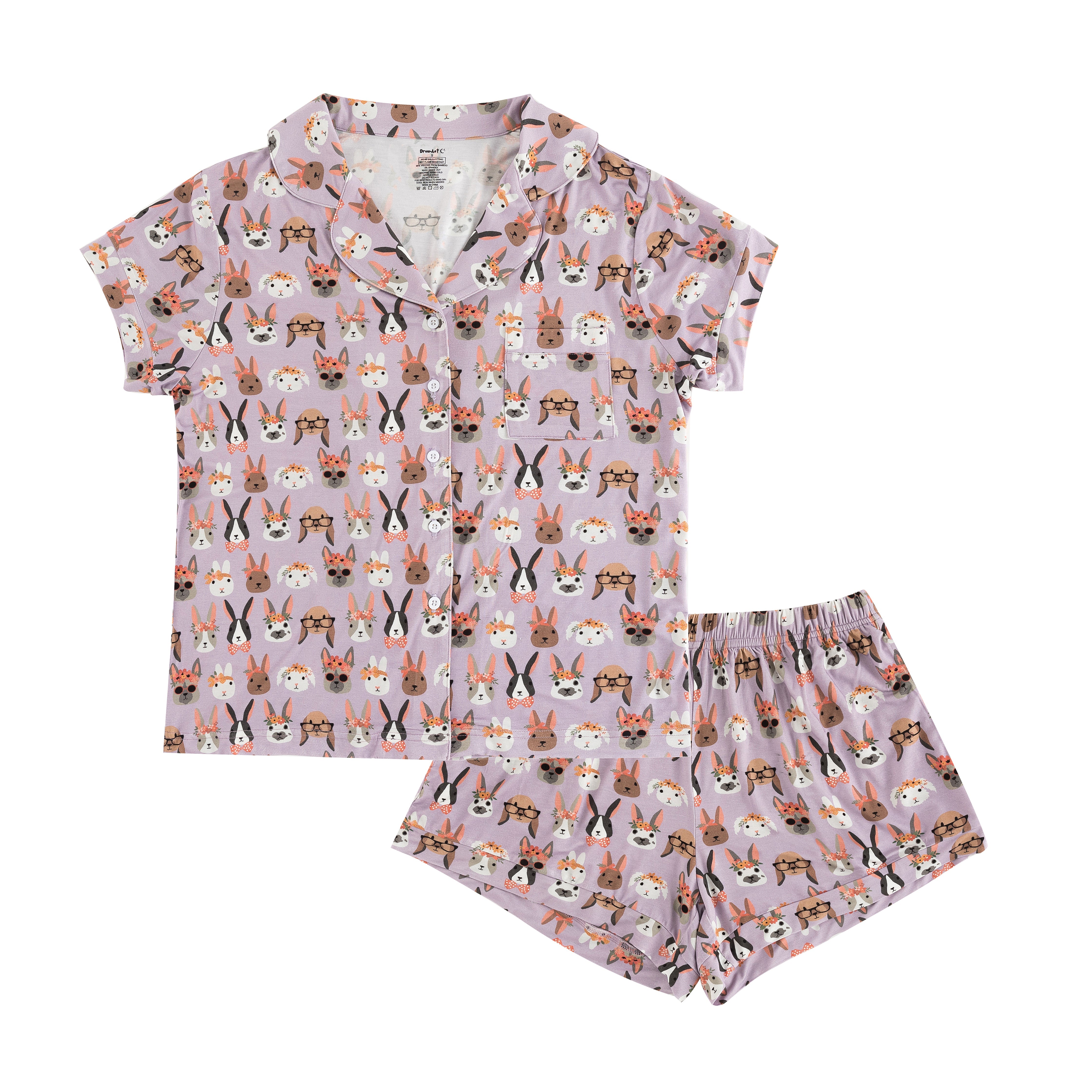 Midsummer Bunnies (women's Short Sleeve Pj)