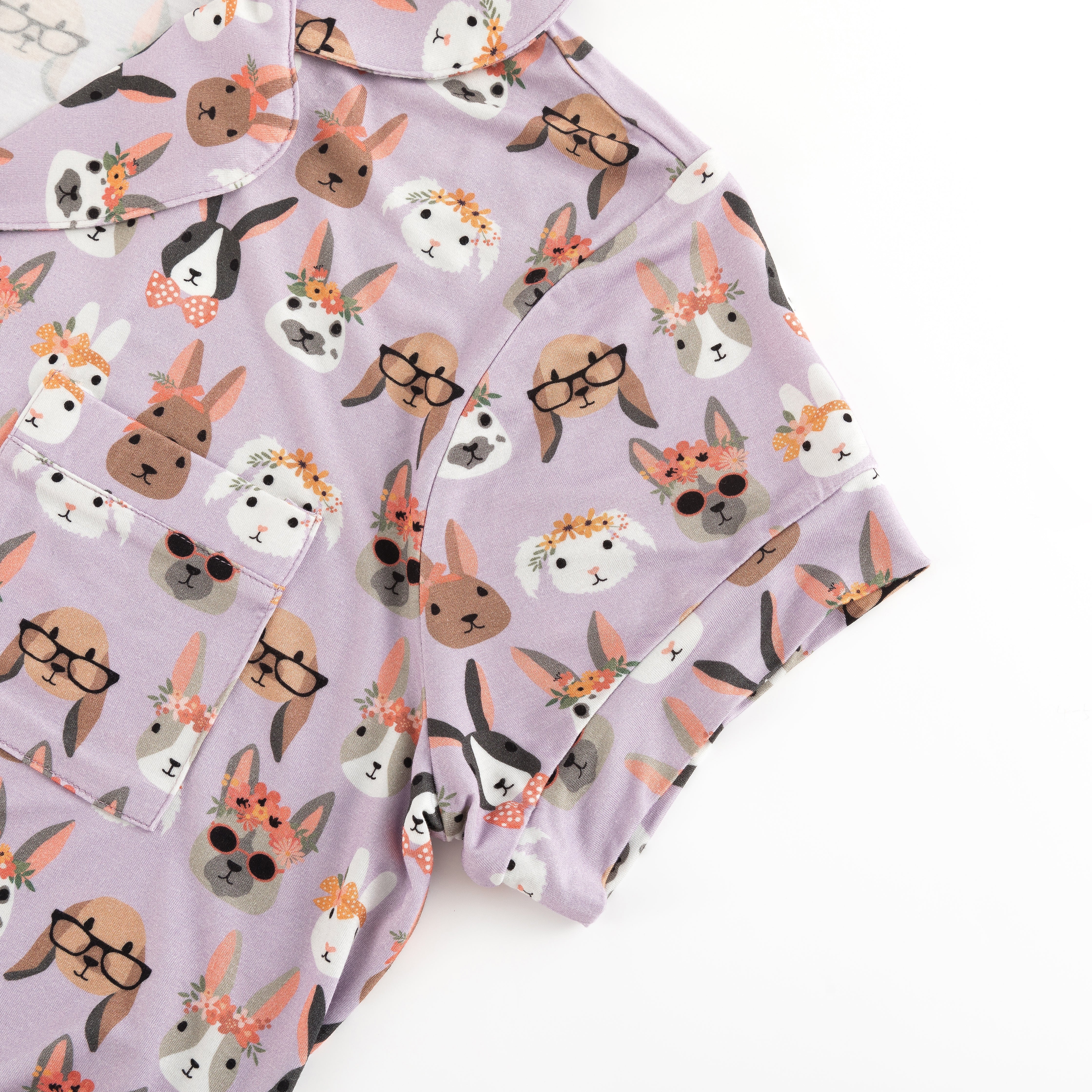 Midsummer Bunnies (women's Short Sleeve Pj)