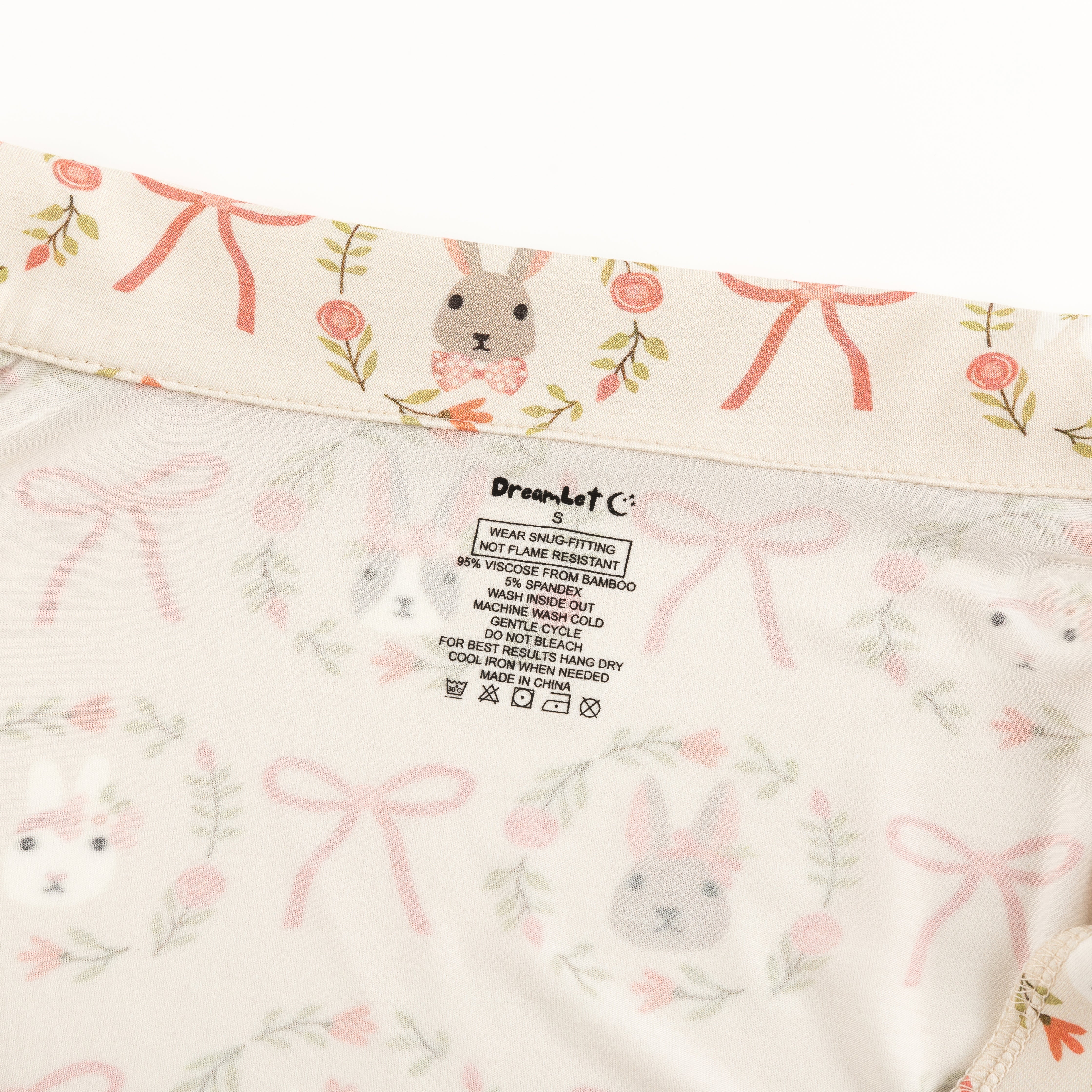 Bows & Bunnies (women's Short Sleeve Pj)