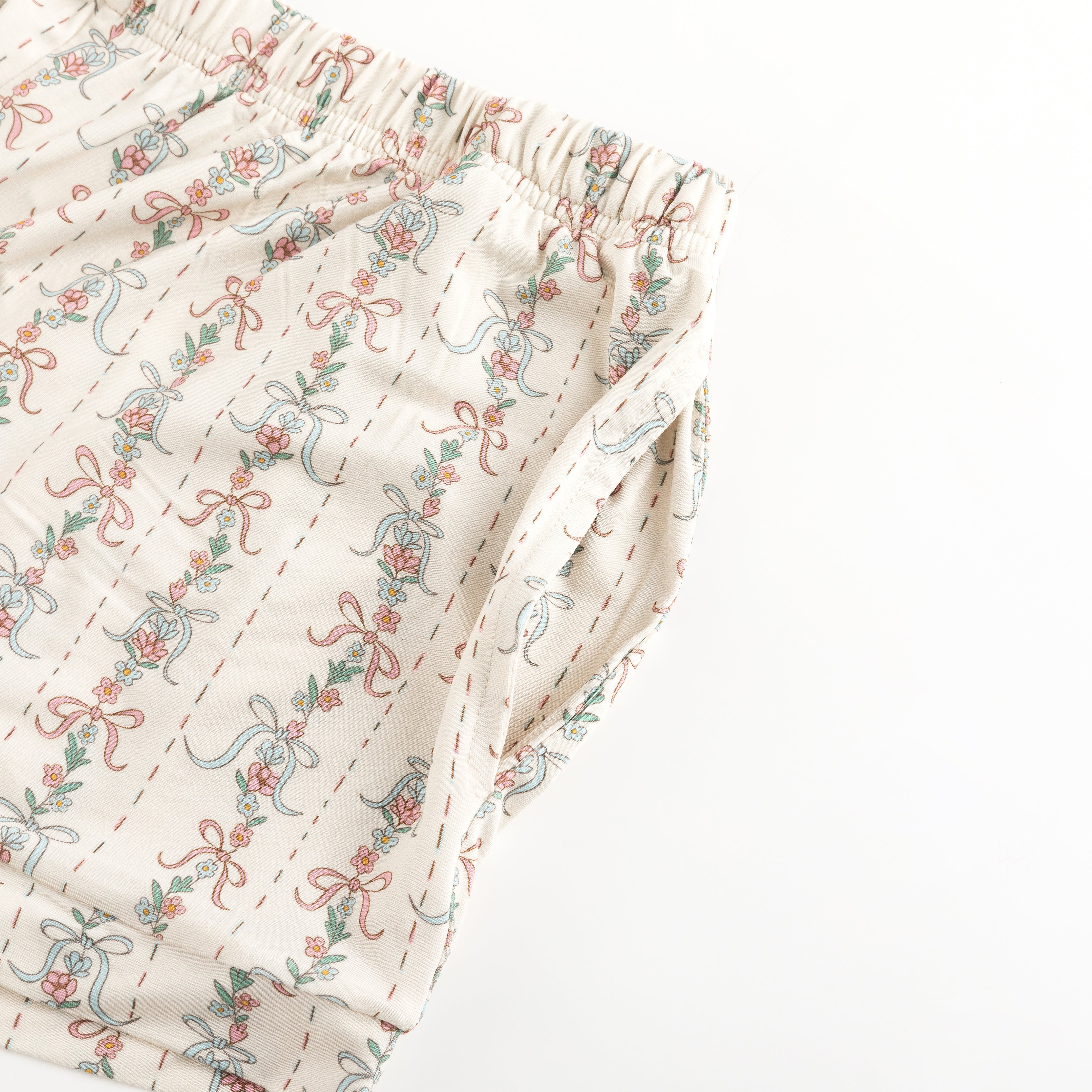 Bow Blossom (women's Short Sleeve Pj)